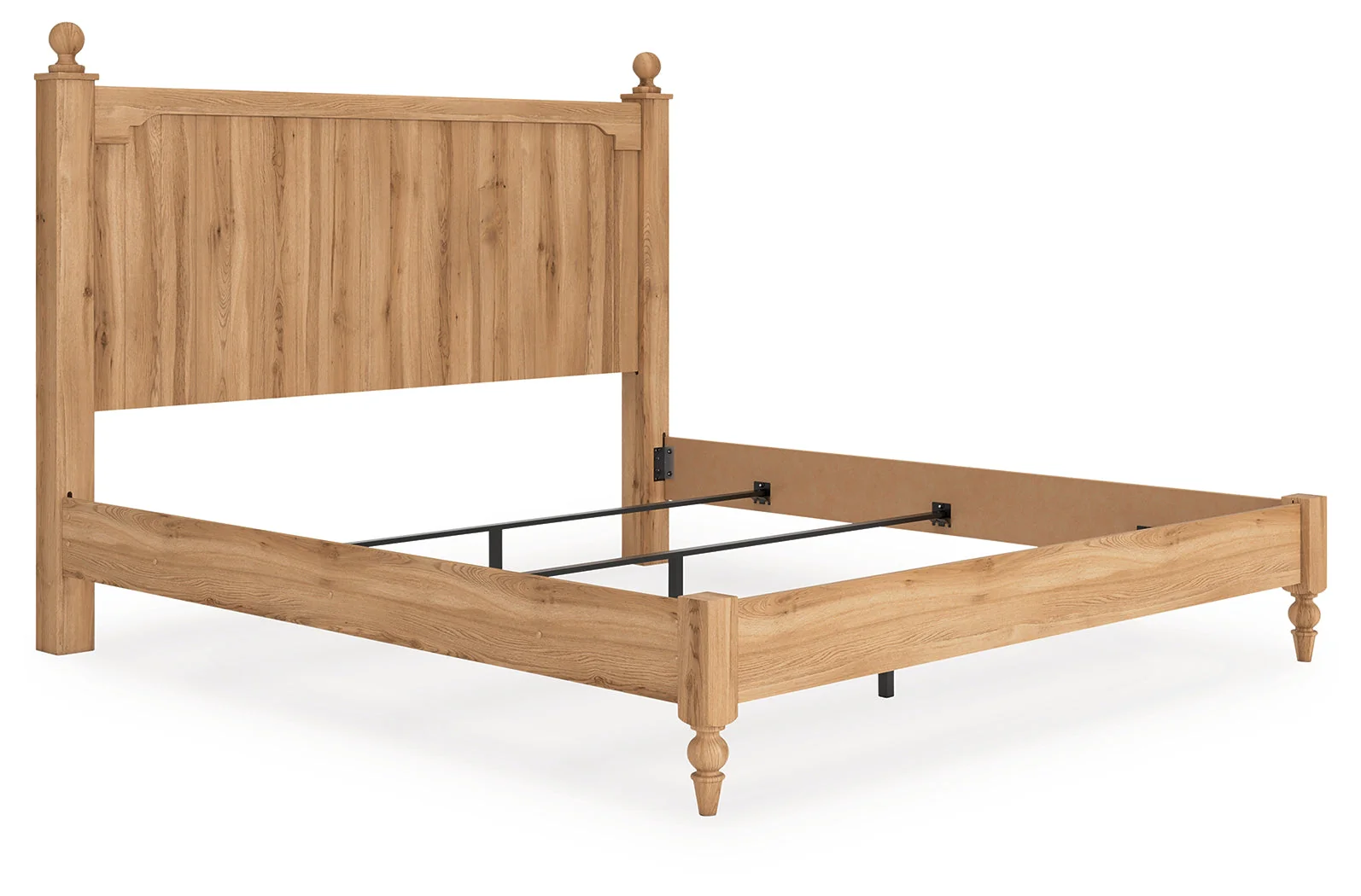 Aleaport Warm Brown King Panel Bed - Image 2