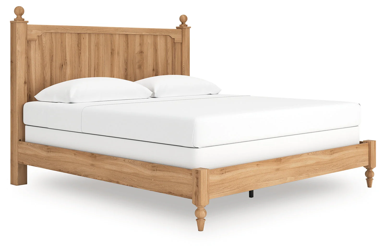 Aleaport Warm Brown King Panel Bed - Image 3