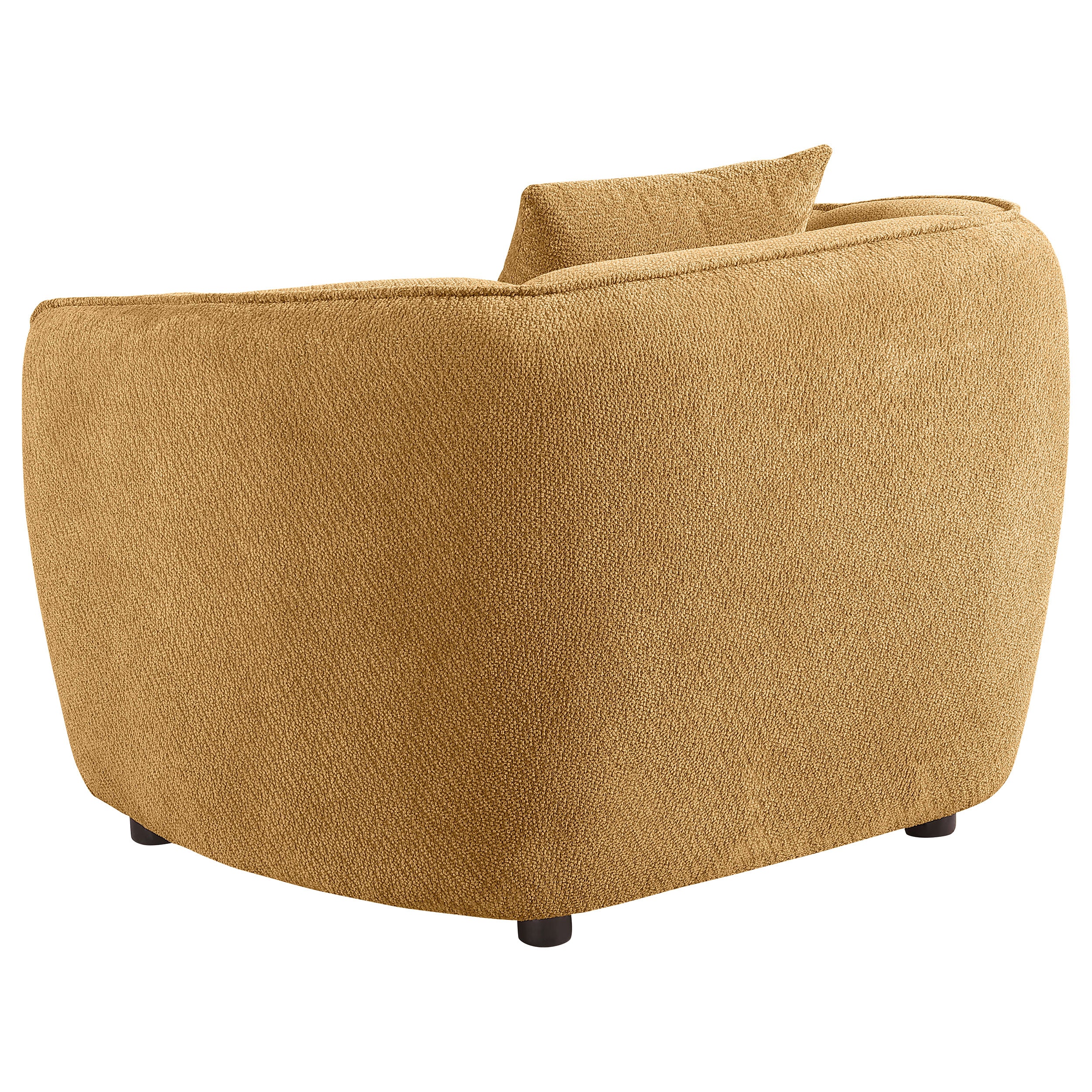 Aleisha Mustard Yellow 3-piece Chenille Upholstered Sofa Set - Image 7