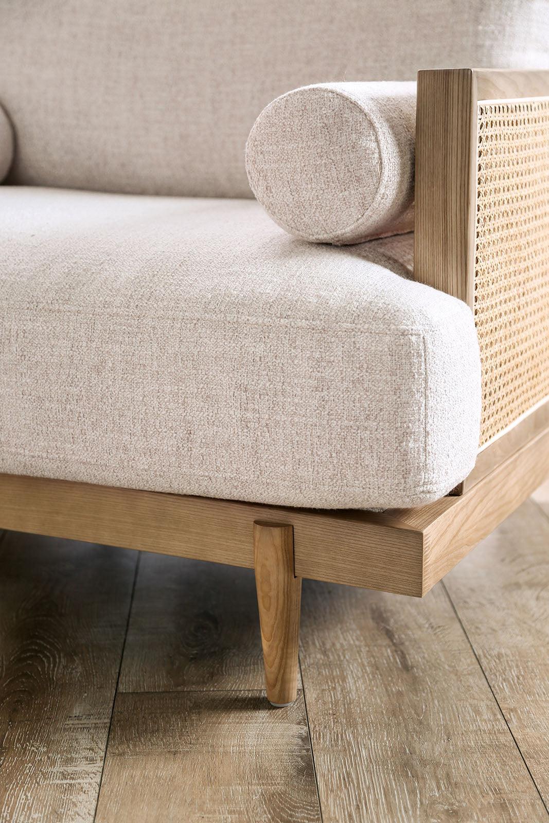 Alesund Light Oak/Beige Sofa - Image 6
