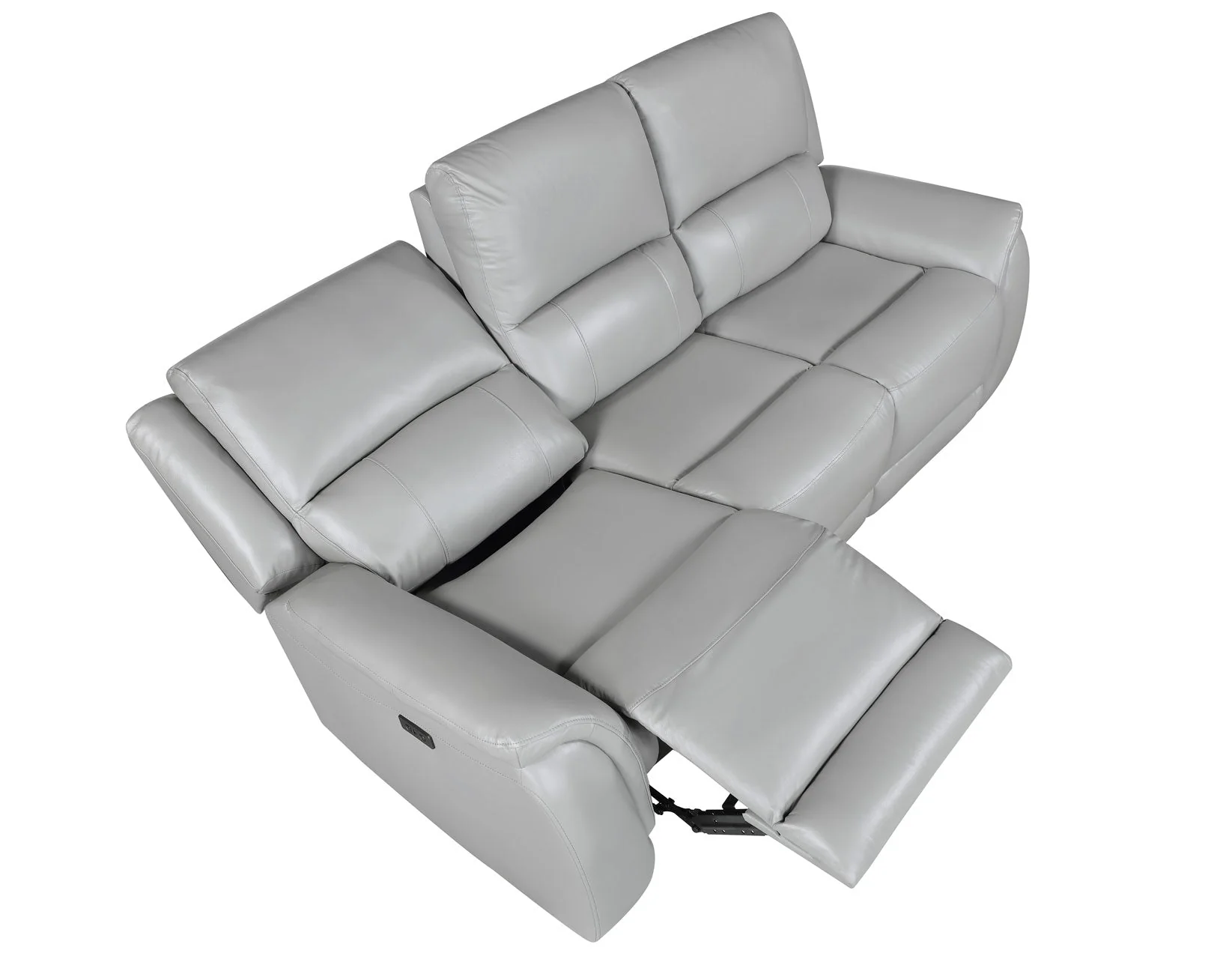 Alexandria Stone 3-Piece Top-Grain Leather Power Reclining Set - Image 25