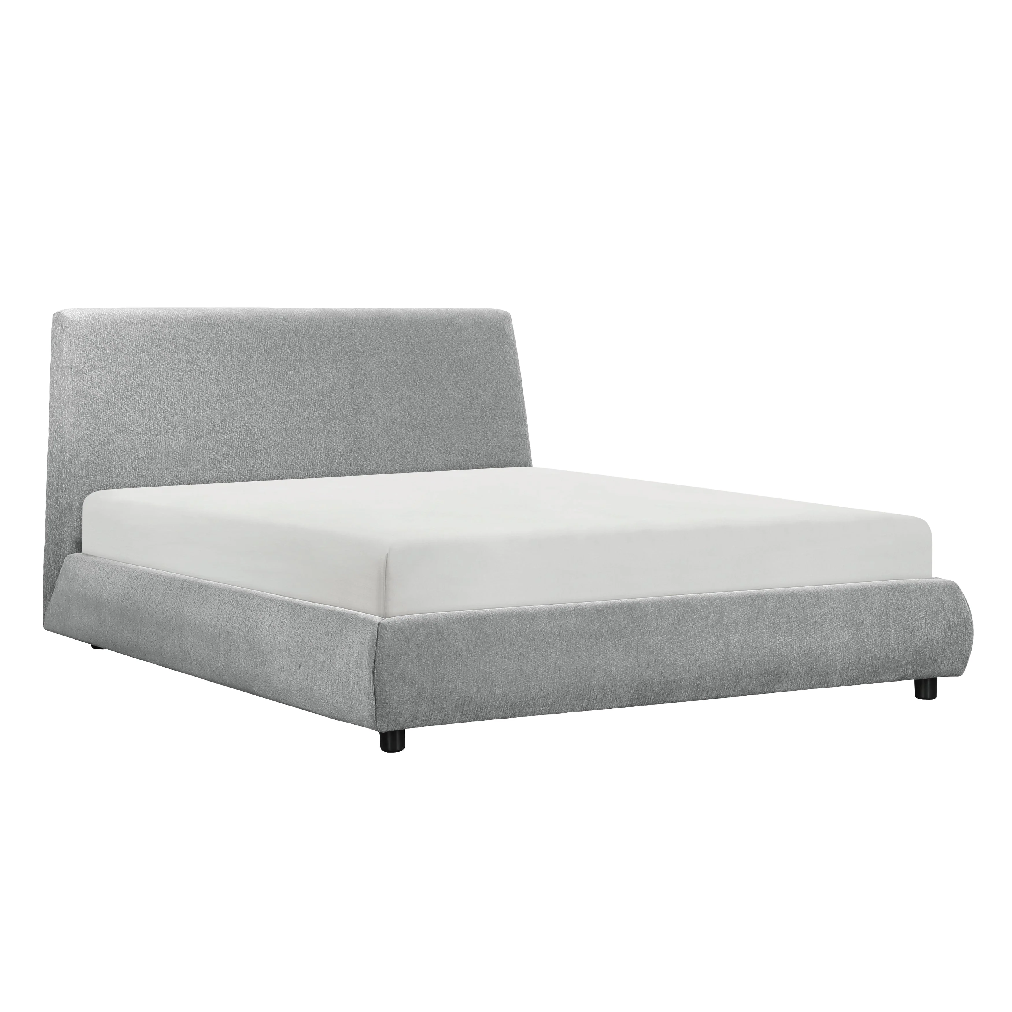 Alford Gray California King Upholstered Platform Bed - Image 2