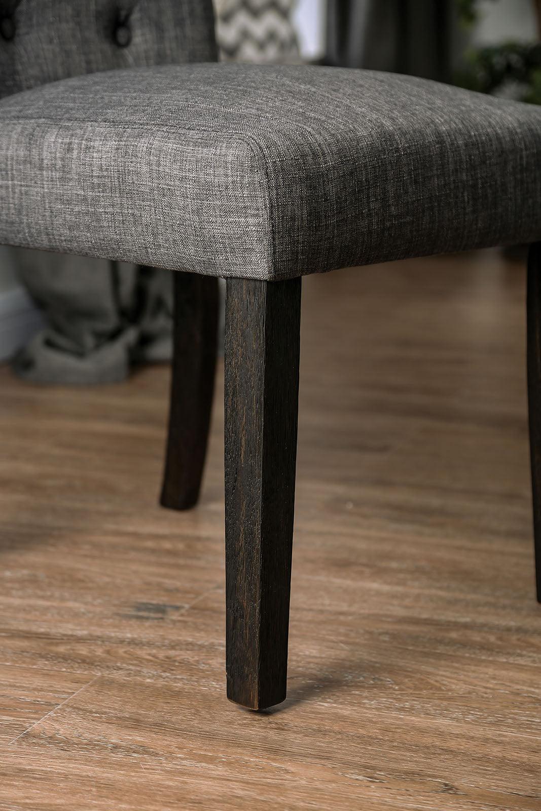 Alfred Antique Black/Gray Side Chair (2/Ctn) - Image 3