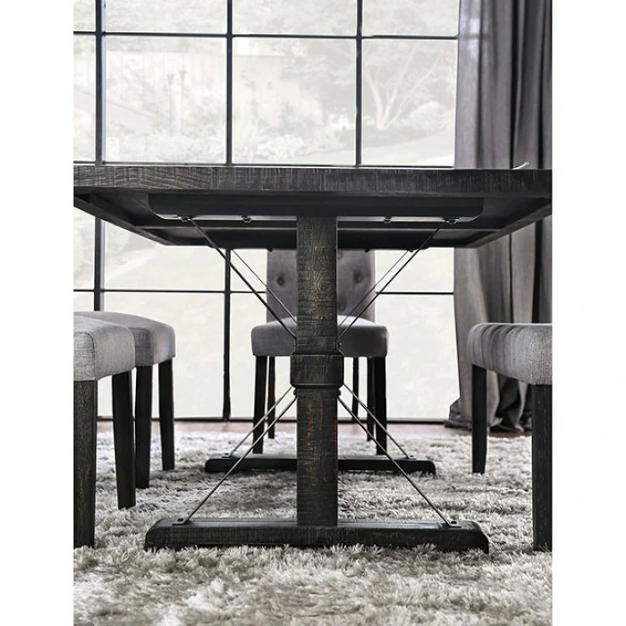 Alfred Antique Black/Rustic 6-Piece Dining Room Set - Image 4