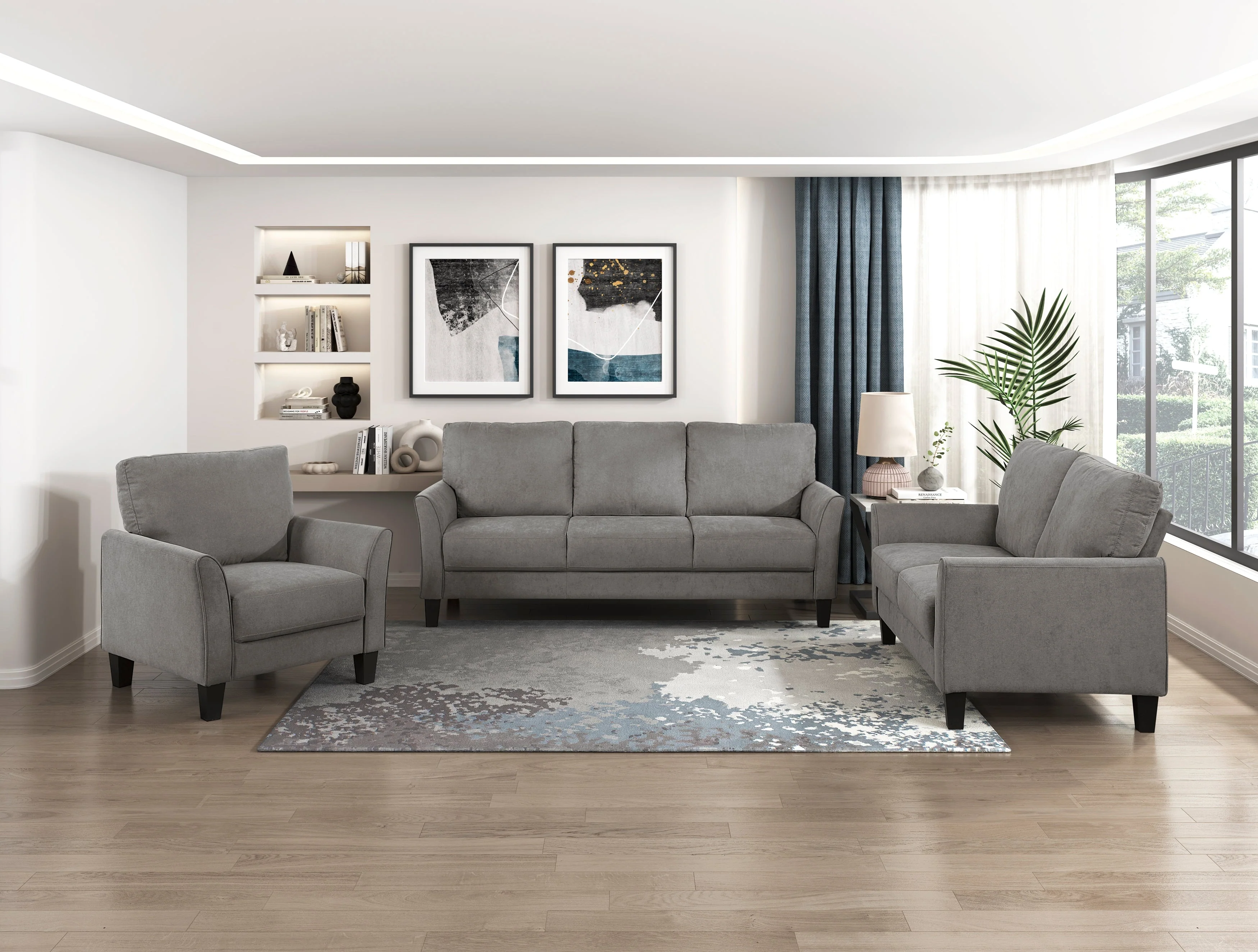 Aliana Chocolate Sofa - Image 9