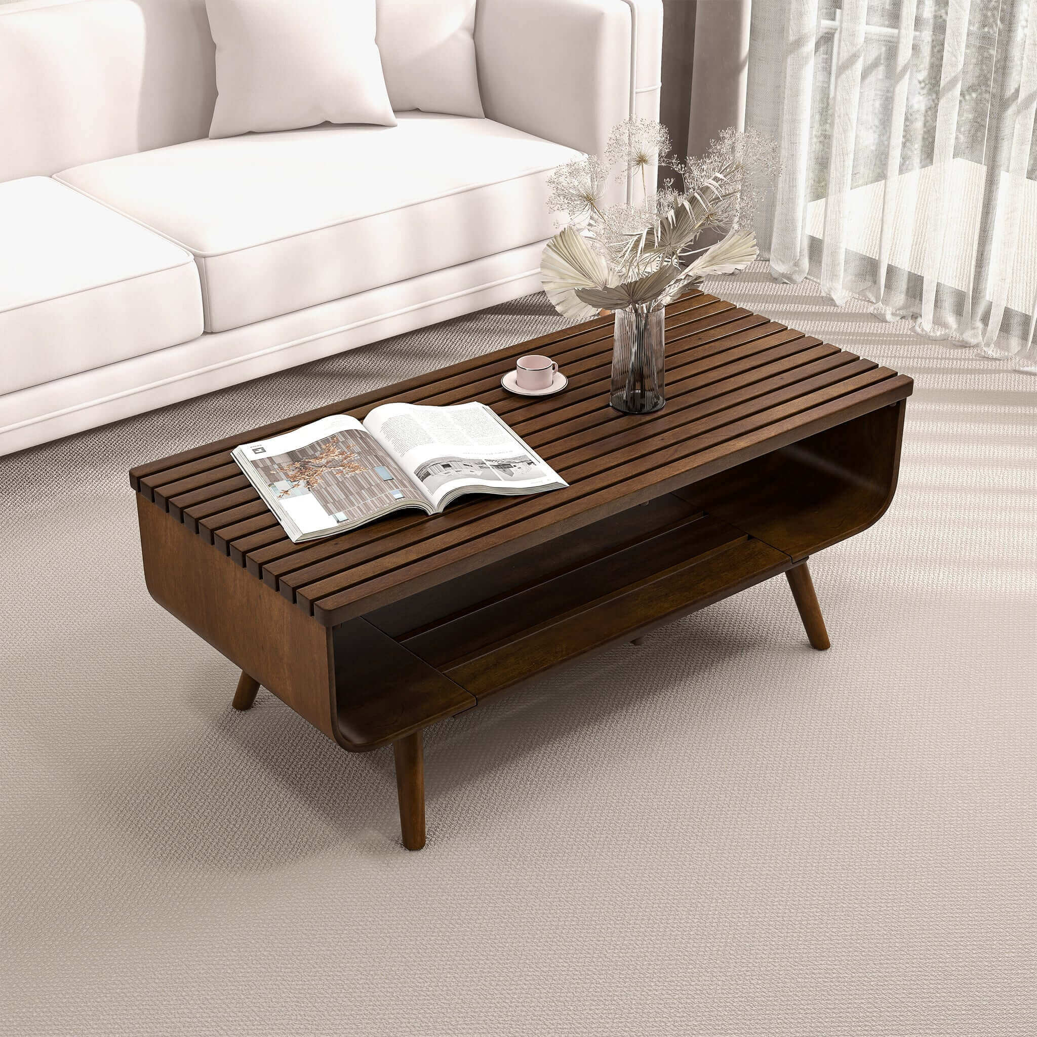 Alice Coffee Table Walnut - Image 3