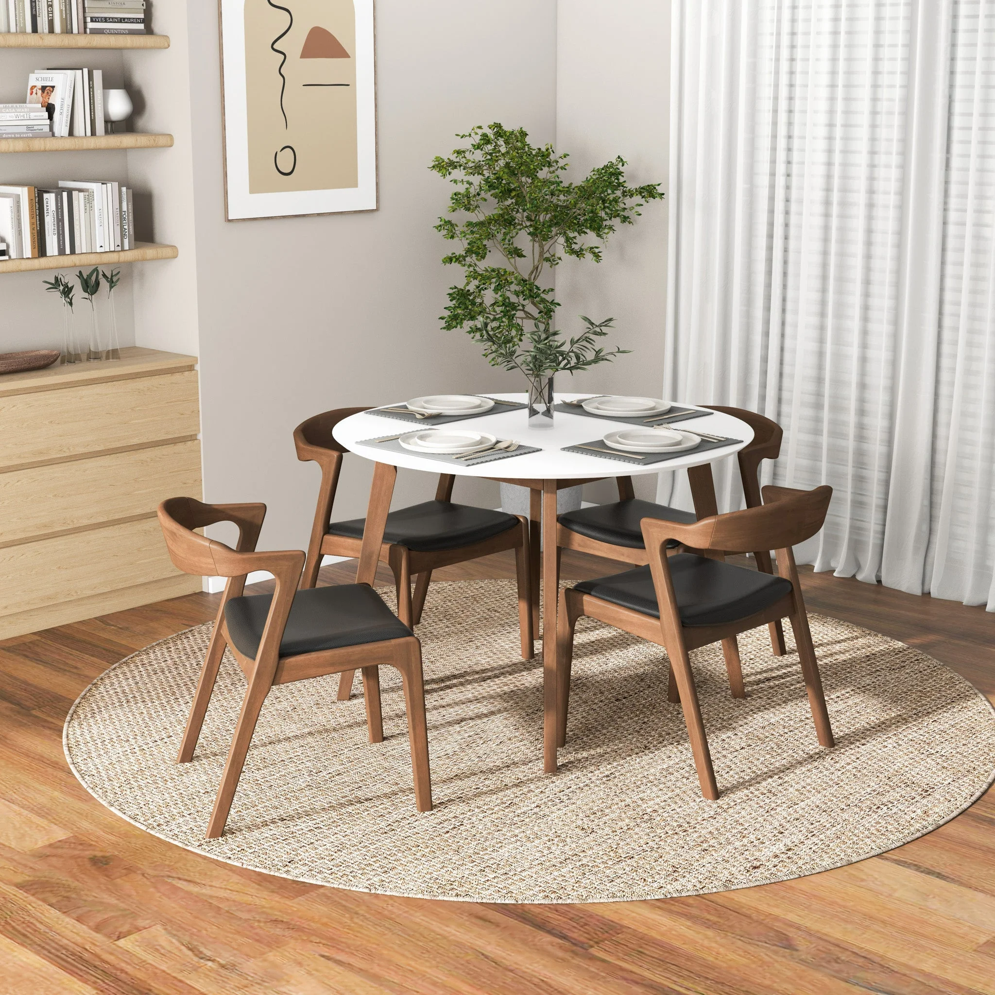 Alina Dining Table (White) - Image 6