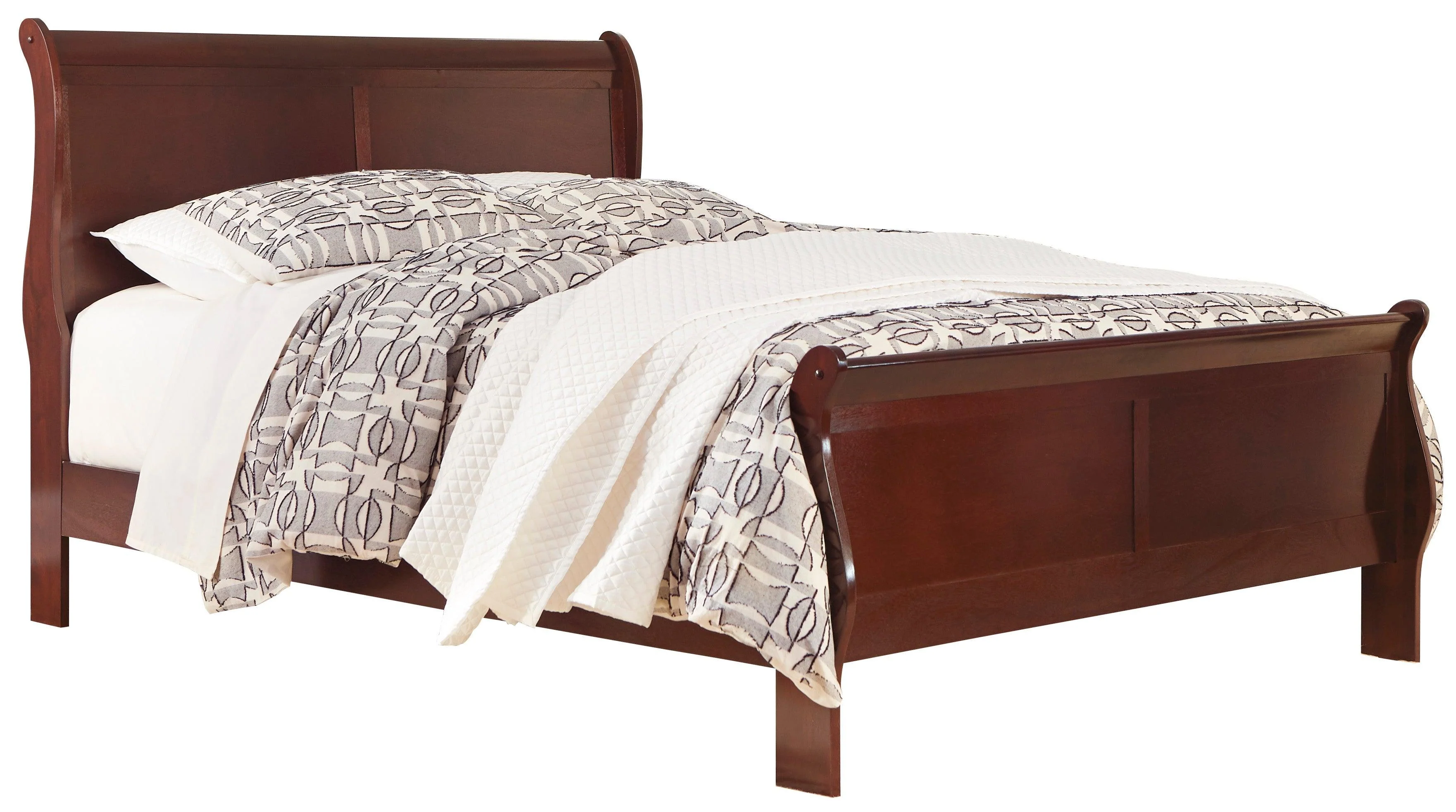 Alisdair Reddish Brown Sleigh Bedroom Set - Image 3