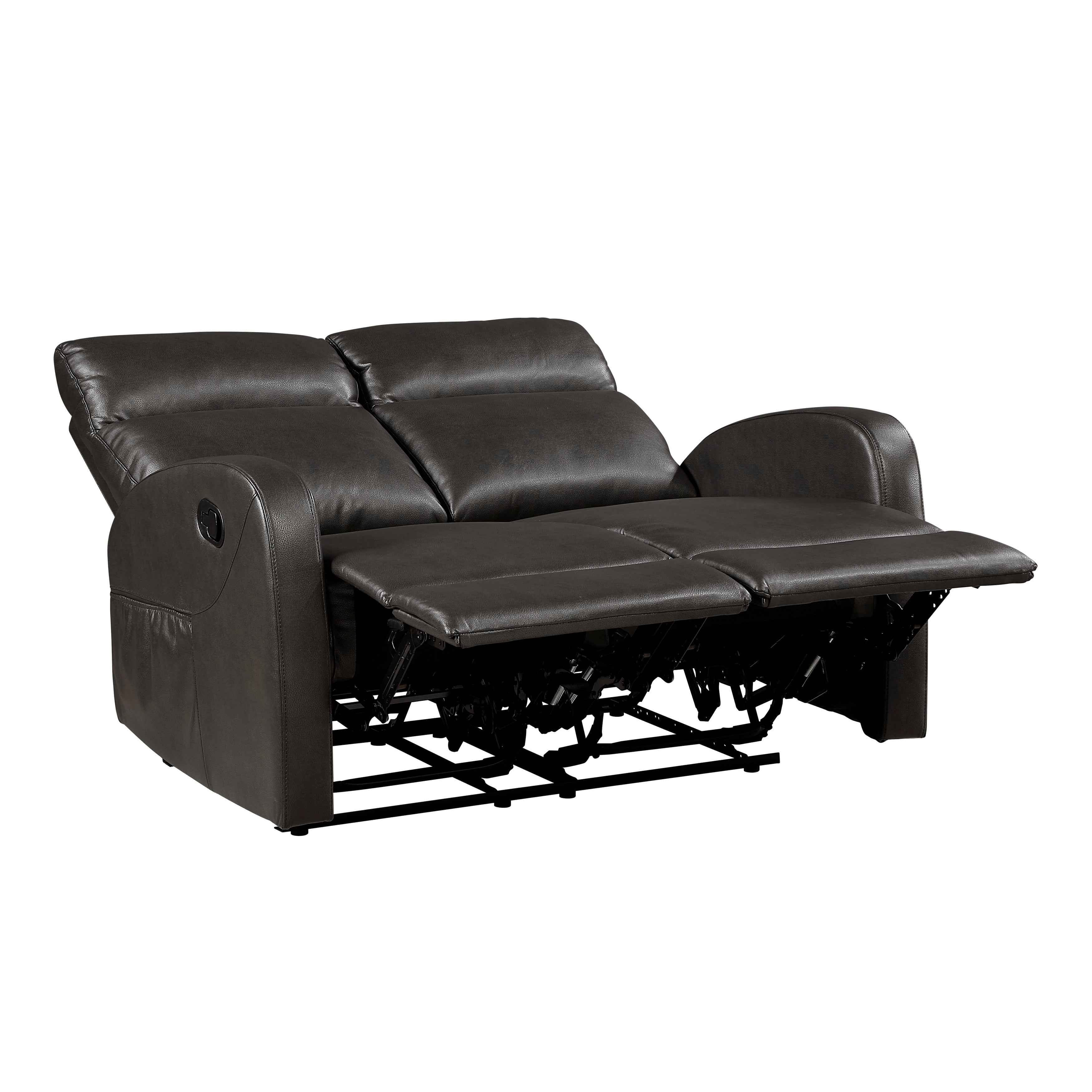 Allen Espresso 3-Piece Reclining Living Room Set - Image 9
