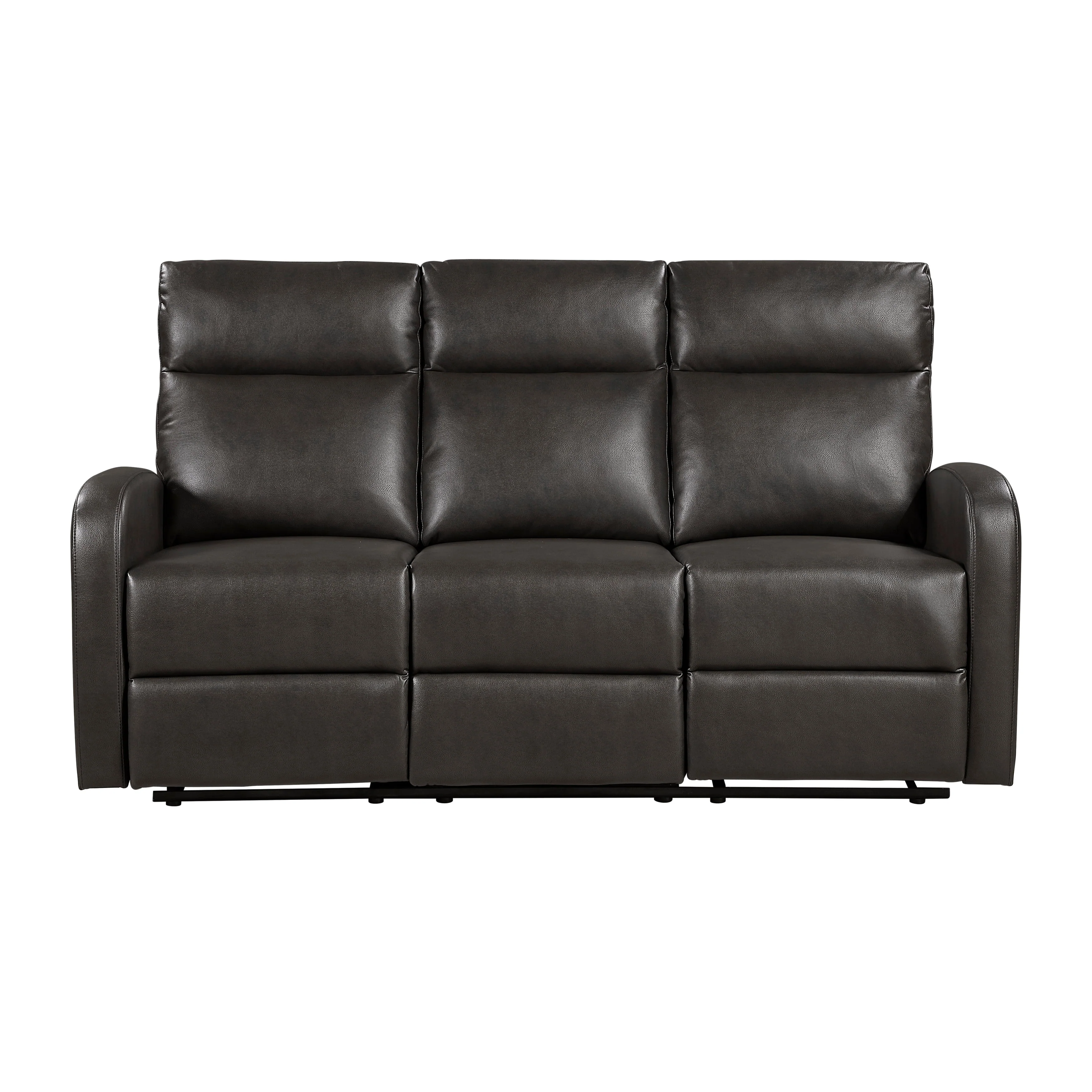 Allen Espresso Double Reclining Sofa and Loveseat - Image 2