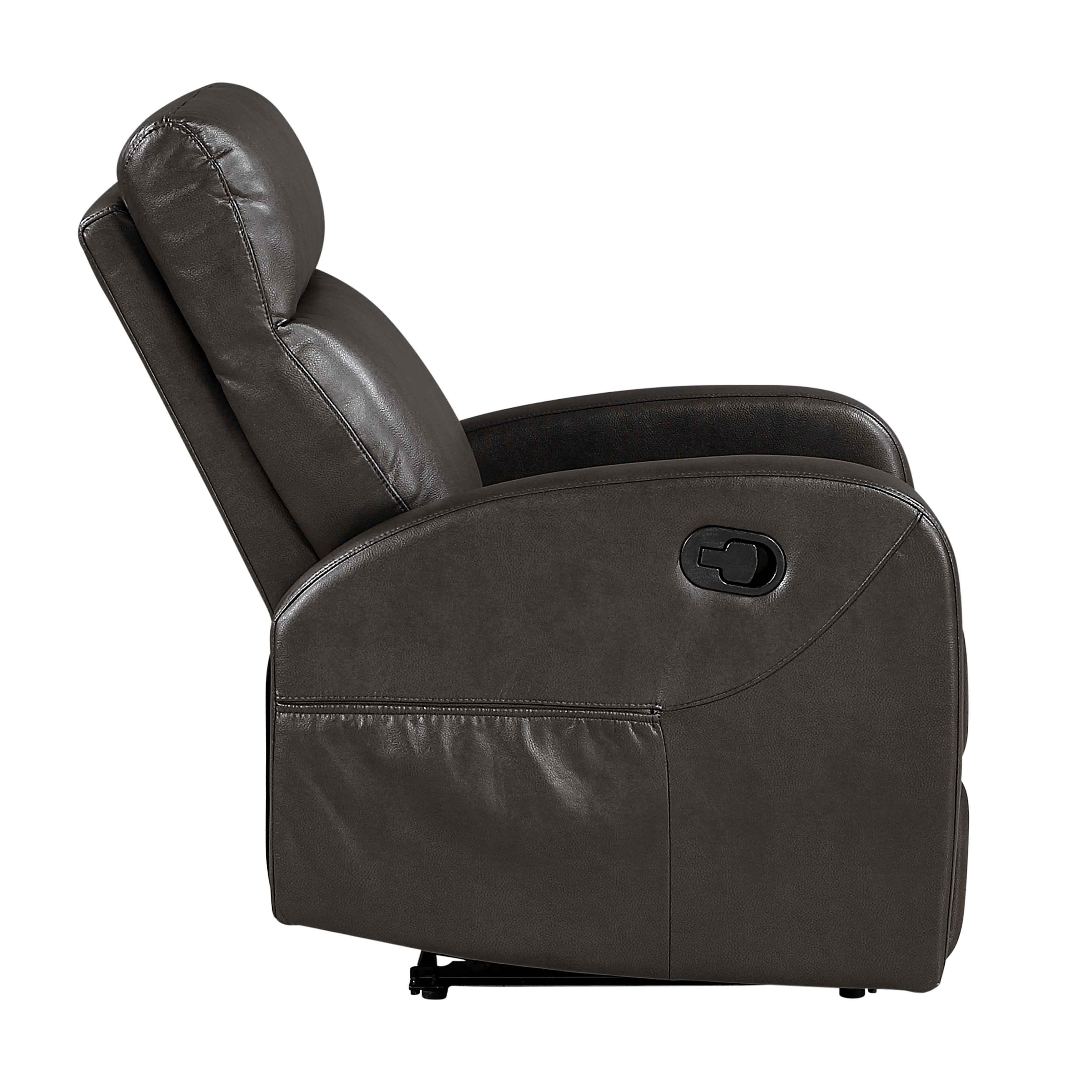 Allen Espresso Reclining Living Room Set - Image 12
