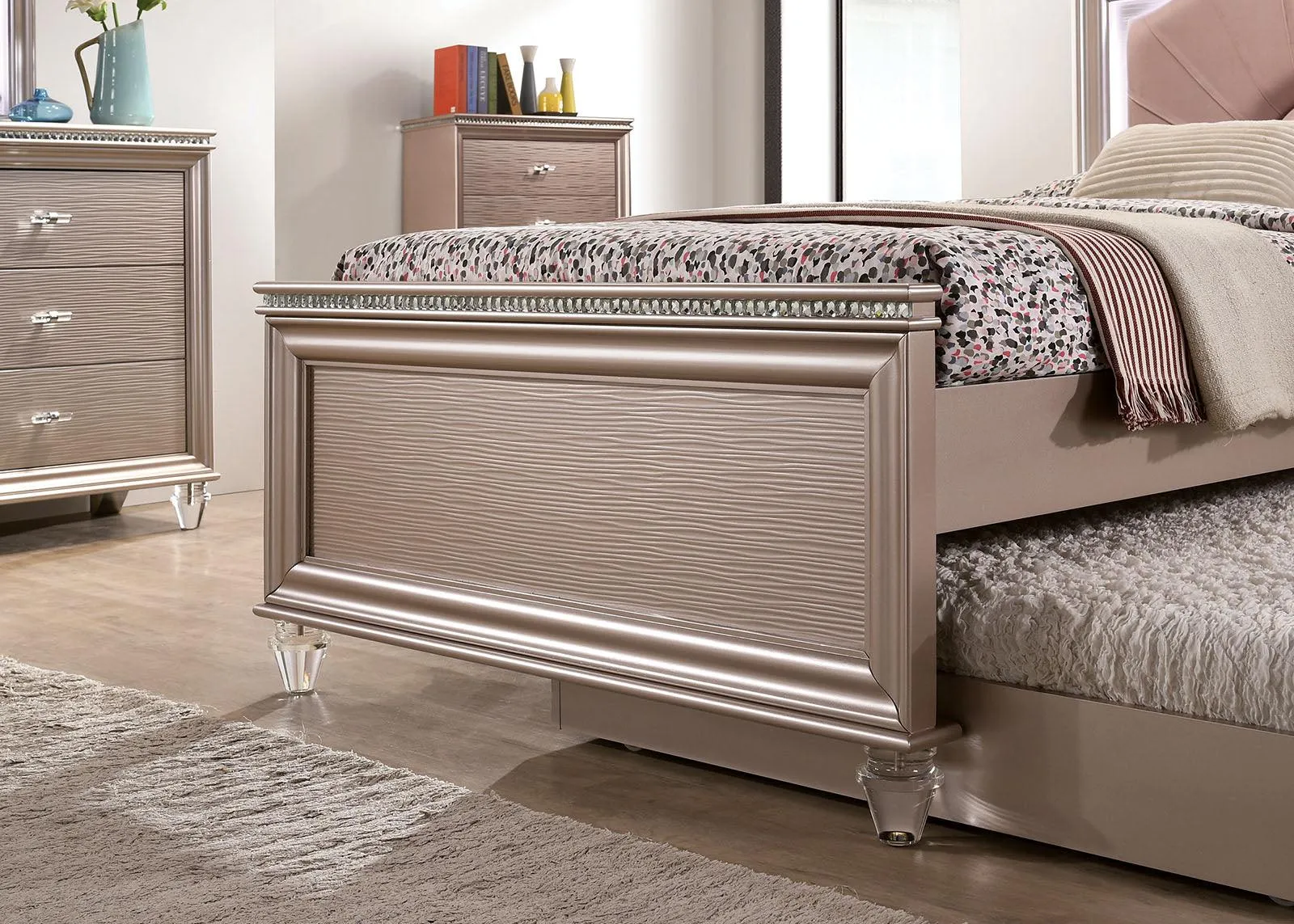 Allie Rose Gold Full Bed - Image 4