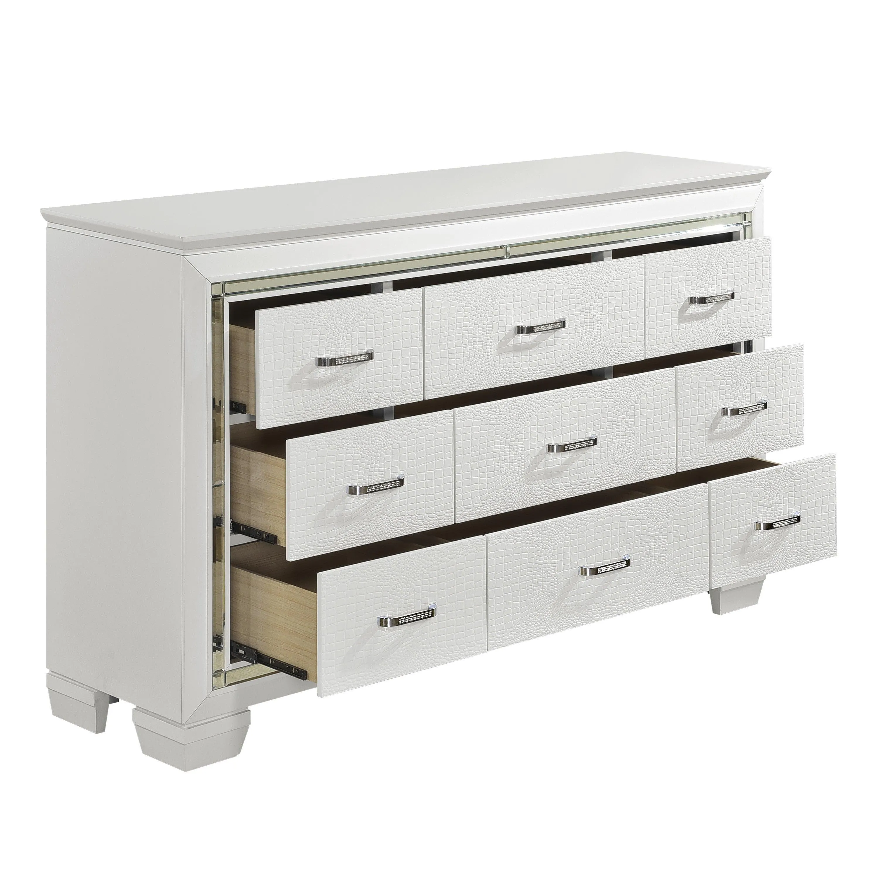 Allura White Dresser - Image 4