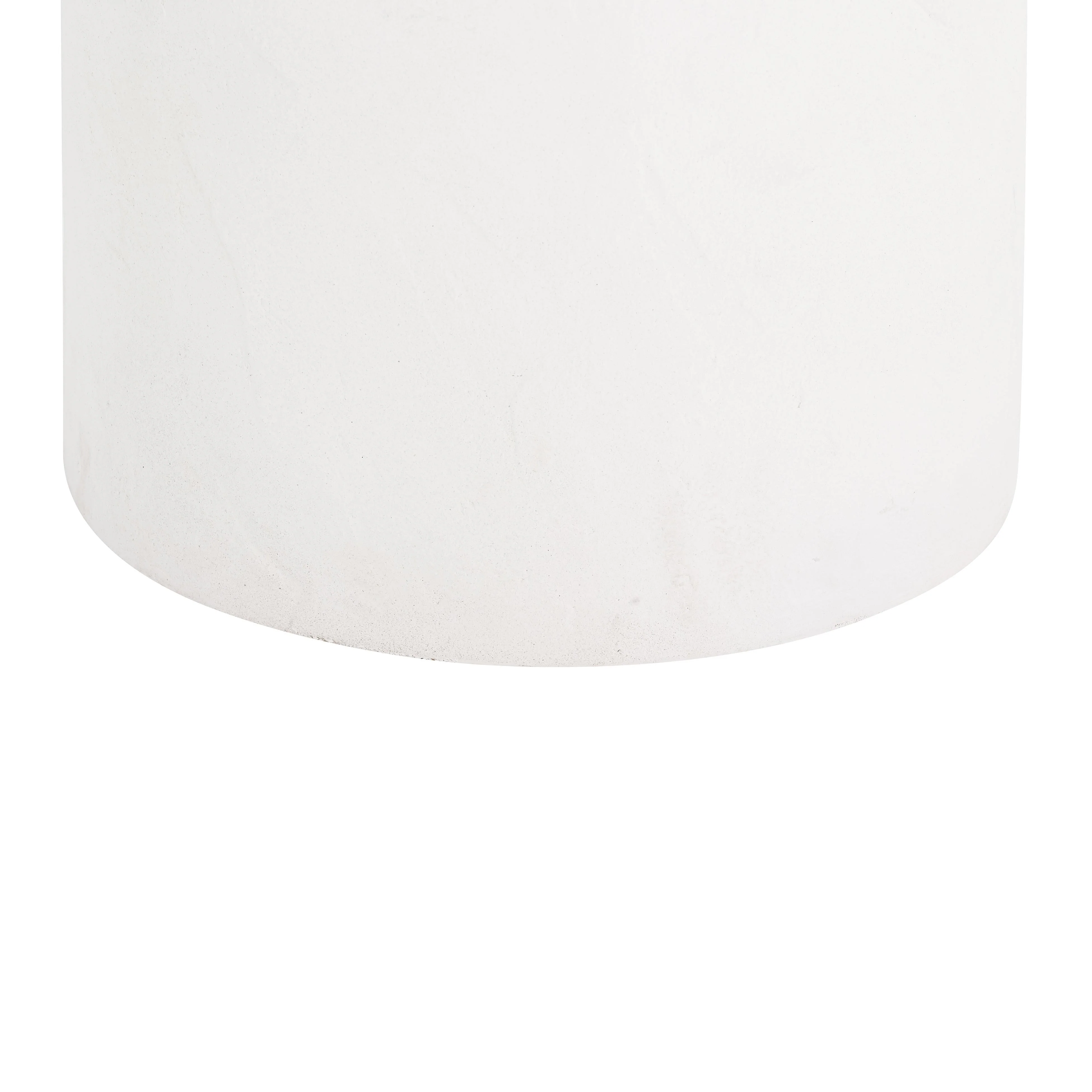 Aloe White Indoor / Outdoor Concrete Side Table - Image 6