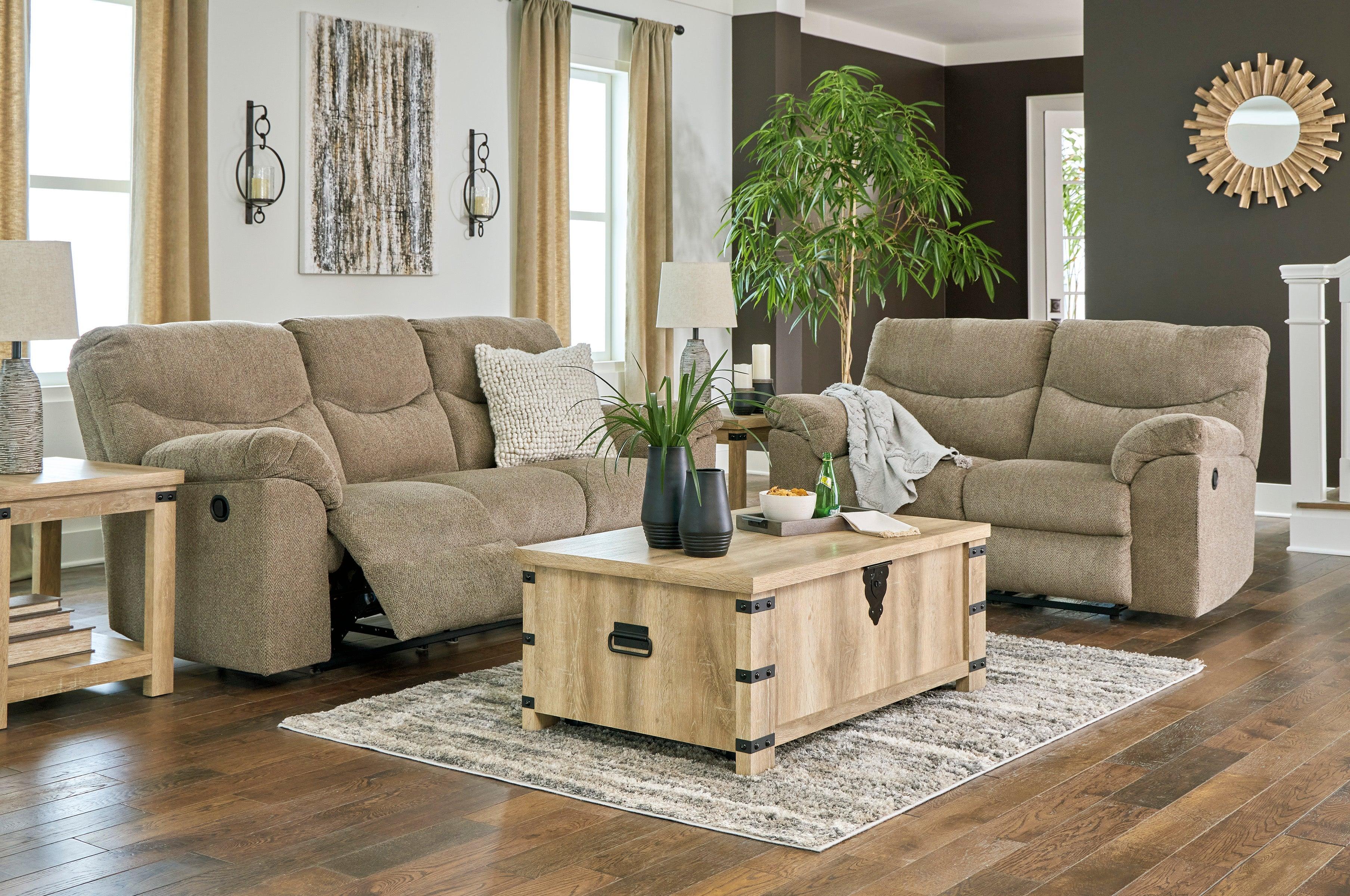 Alphons Briar Manual Reclining Living Room Set - Image 3