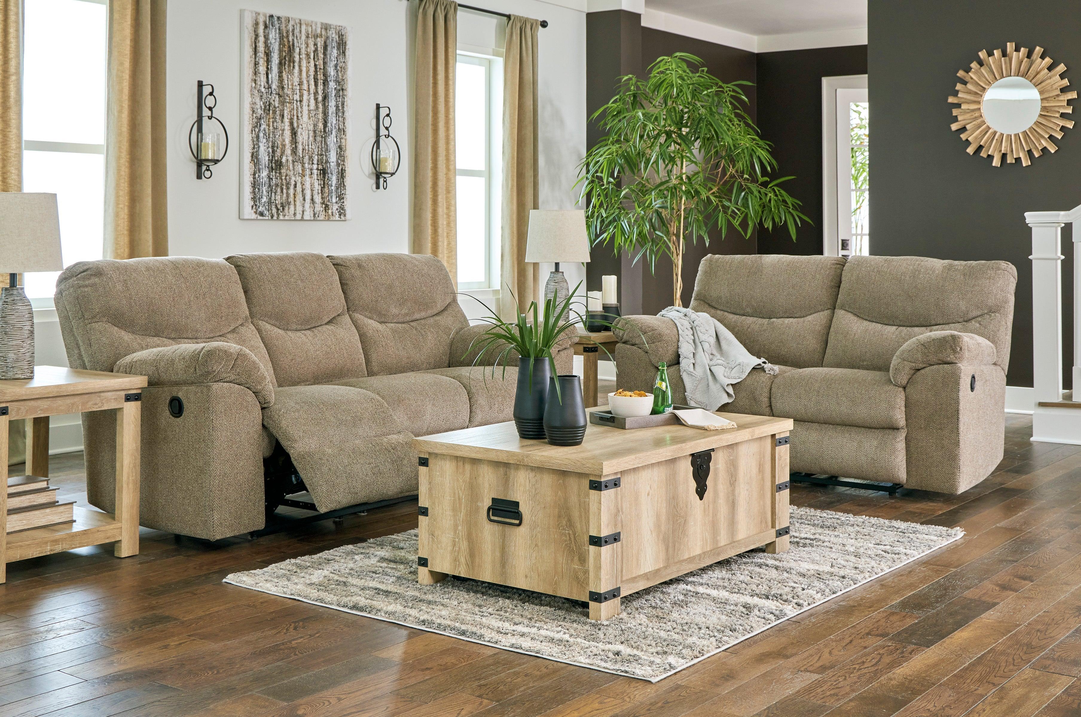 Alphons Briar Manual Reclining Living Room Set - Image 4