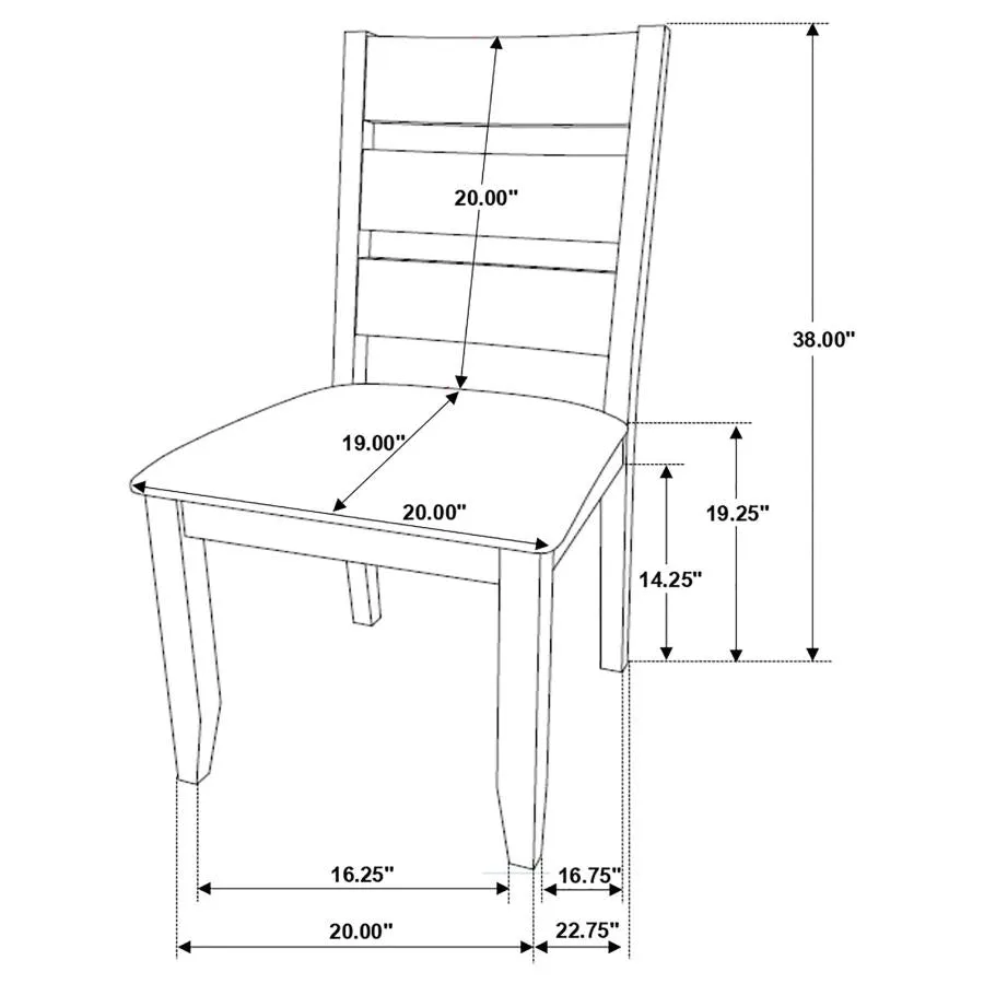 Alston Knotty Nutmeg/Gray 6-Piece Dining Set - Image 17