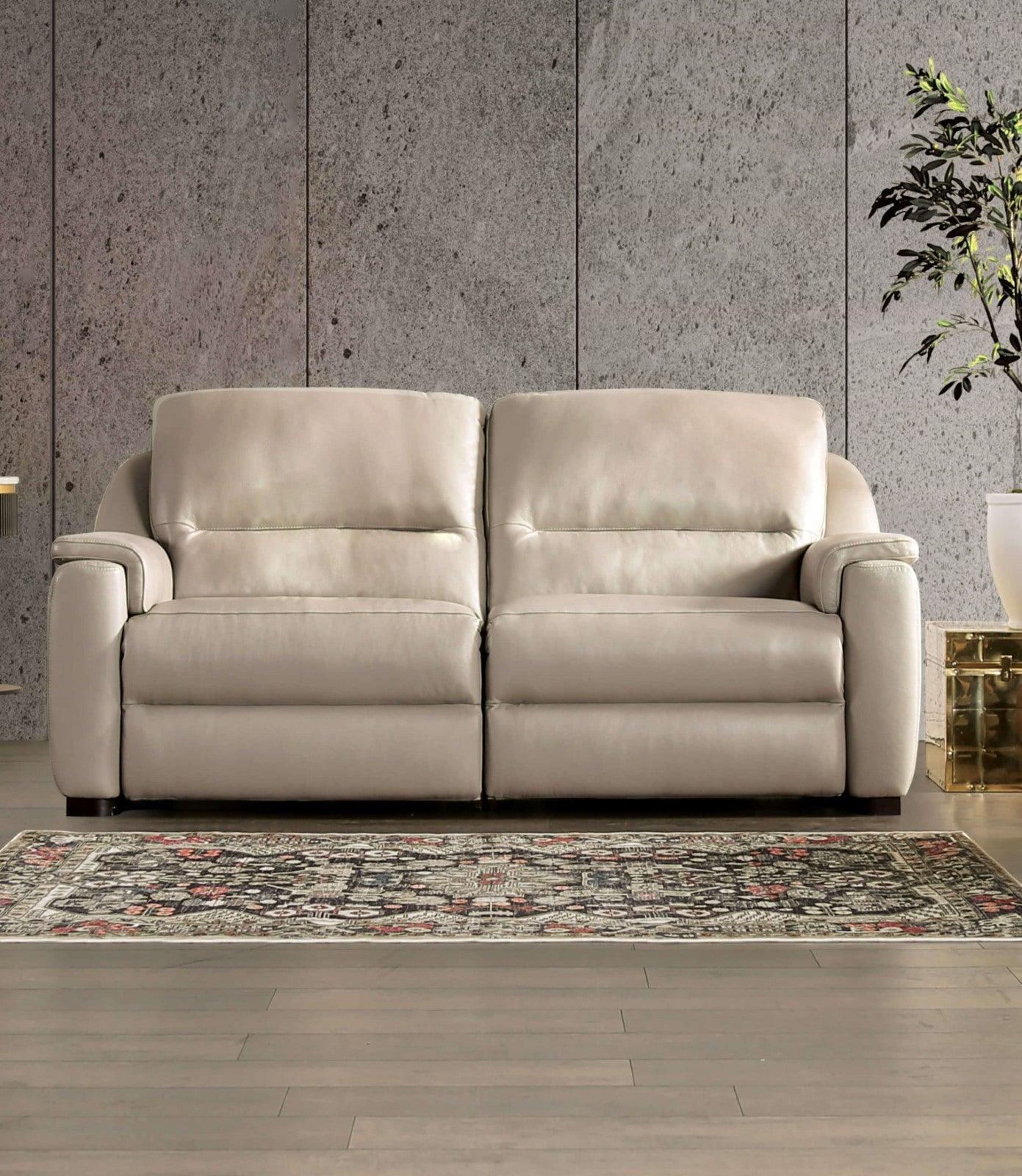 Altamura Taupe Power Loveseat