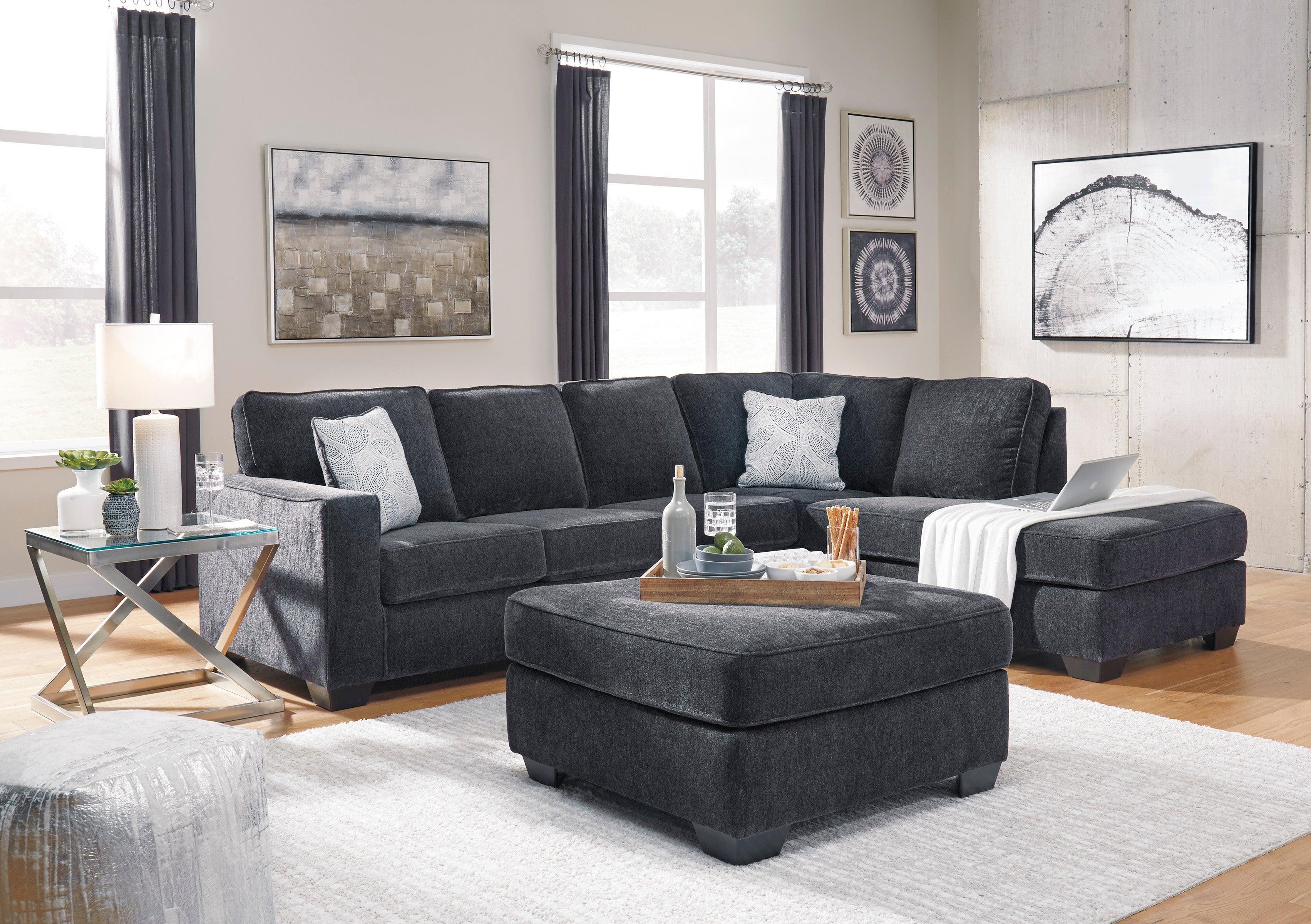Altari Slate 2-Piece Right Arm Facing Chaise Sleeper Sectional - Image 5