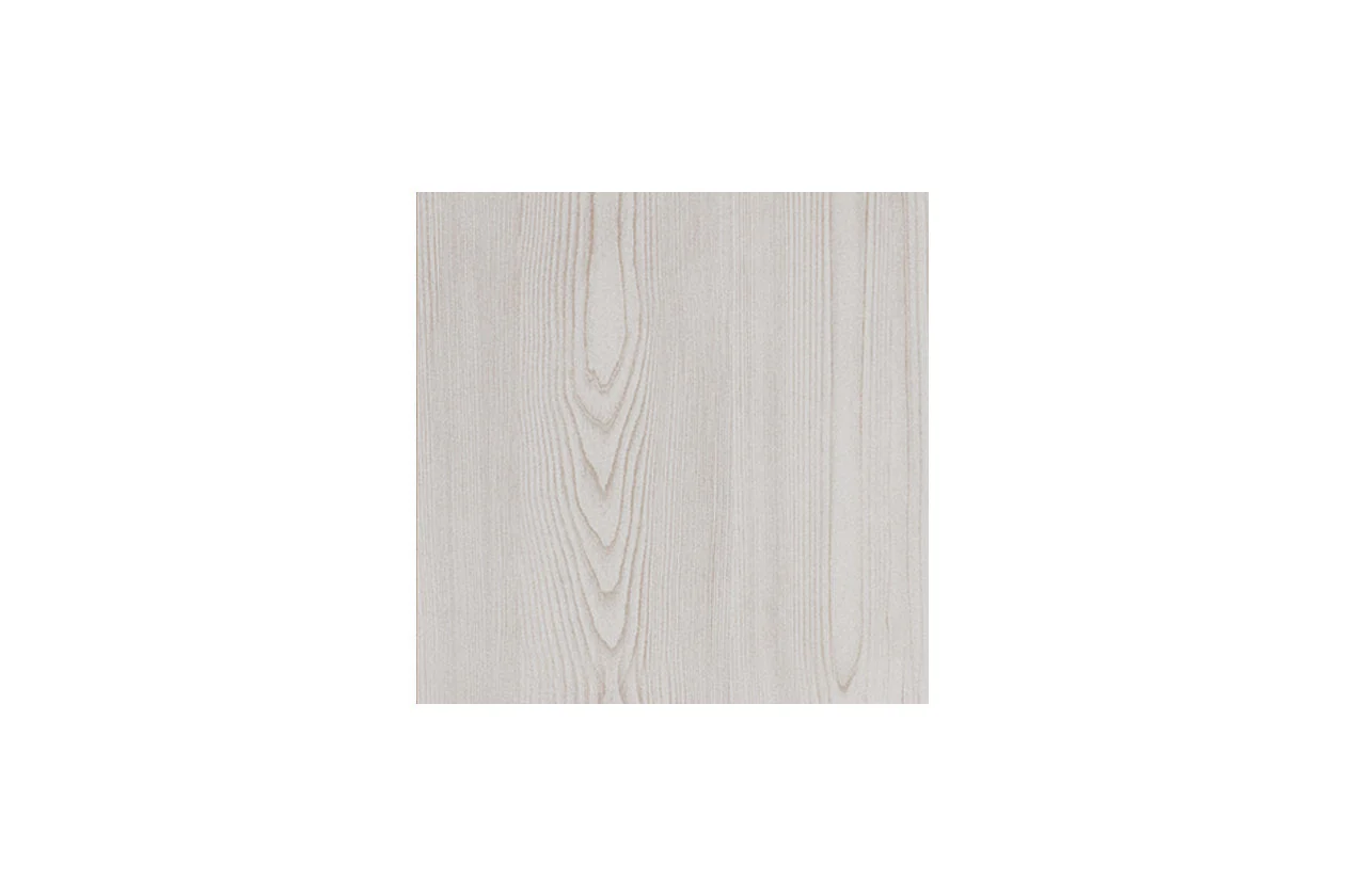 Altyra White King Upholstered LED Bookcase Platform Bed - Image 8