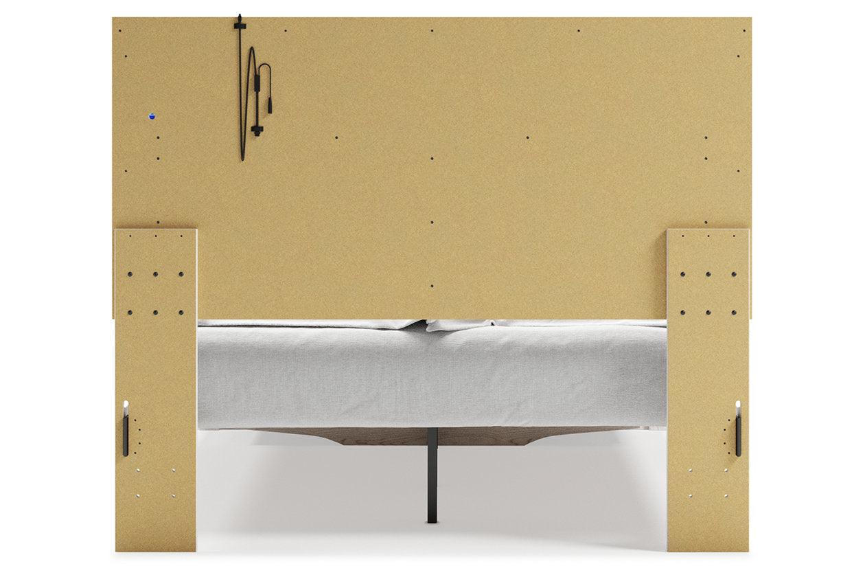 Altyra White Queen Upholstered Storage Platform Bed - Image 6