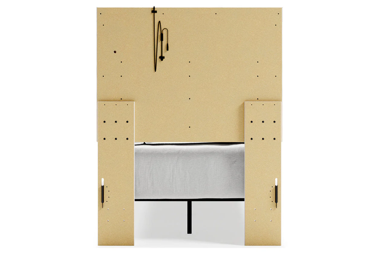 Altyra White Twin Upholstered Panel Bed - Image 6