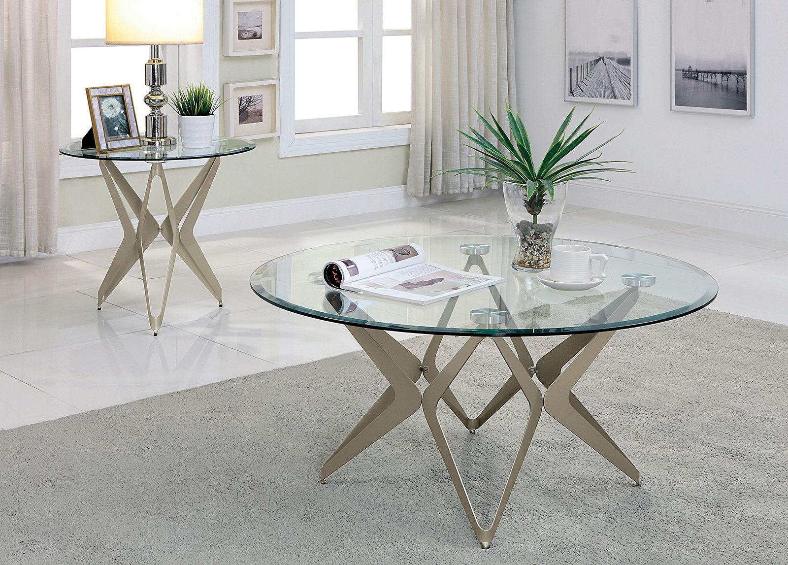 Alvise Champagne Coffee Table - Image 4