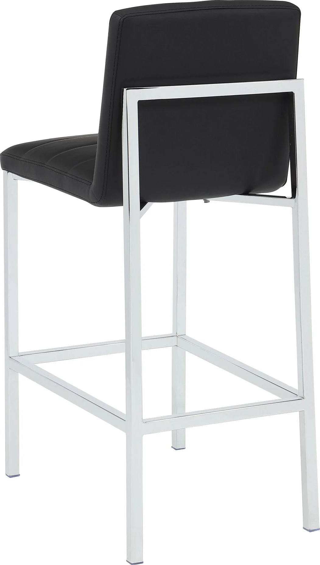 Amalfi Soot/Chrome Metal Back Bar Stool (Set of 2) - Image 4