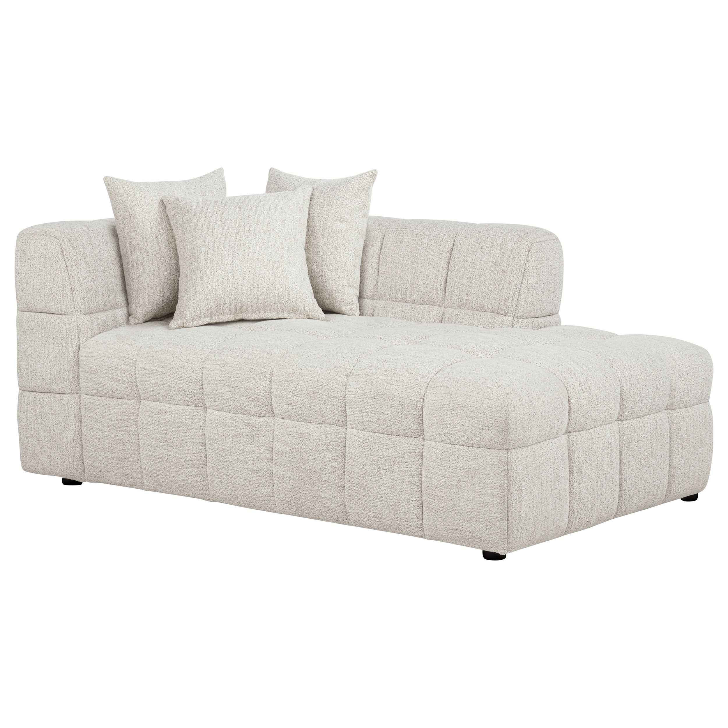 Amara Ivory 2-Piece Upholstered Sectional Sofa - Image 7