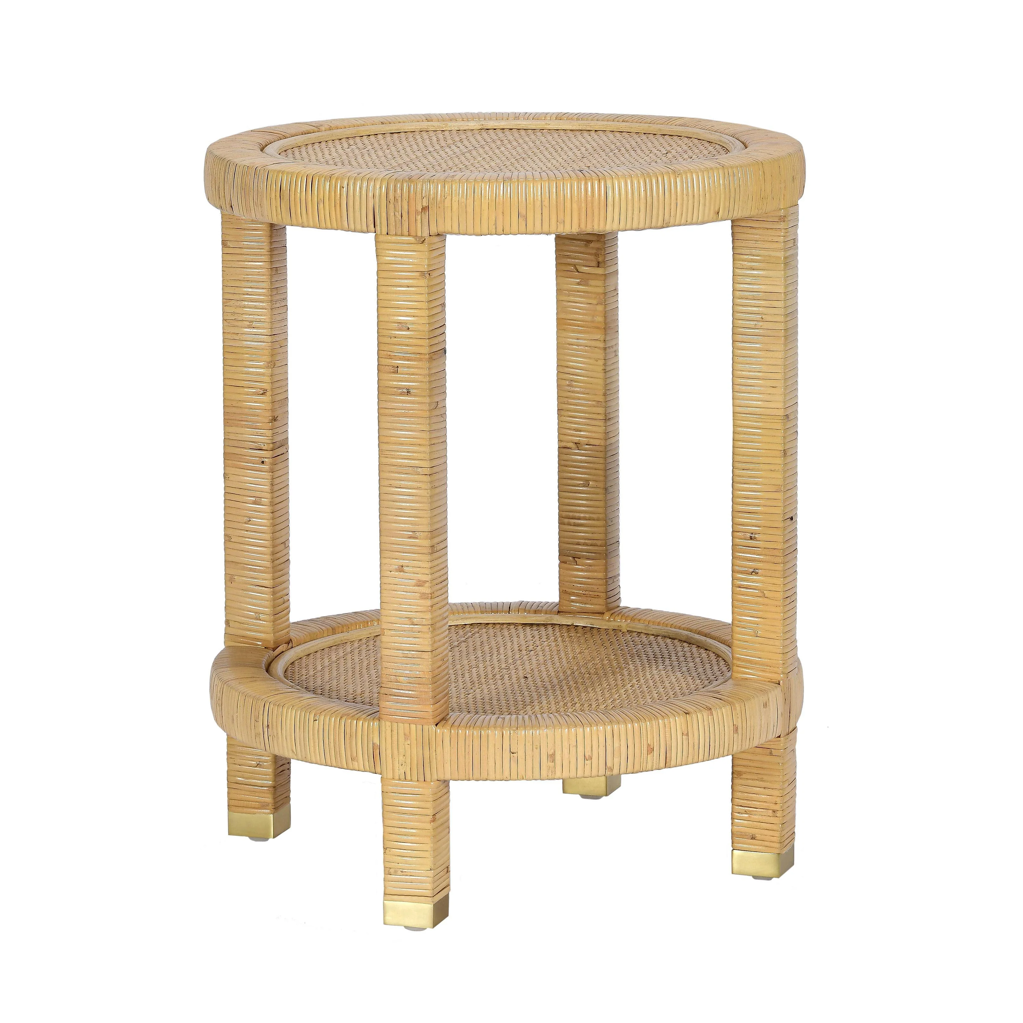 Amara Natural Rattan Side Table - Image 7