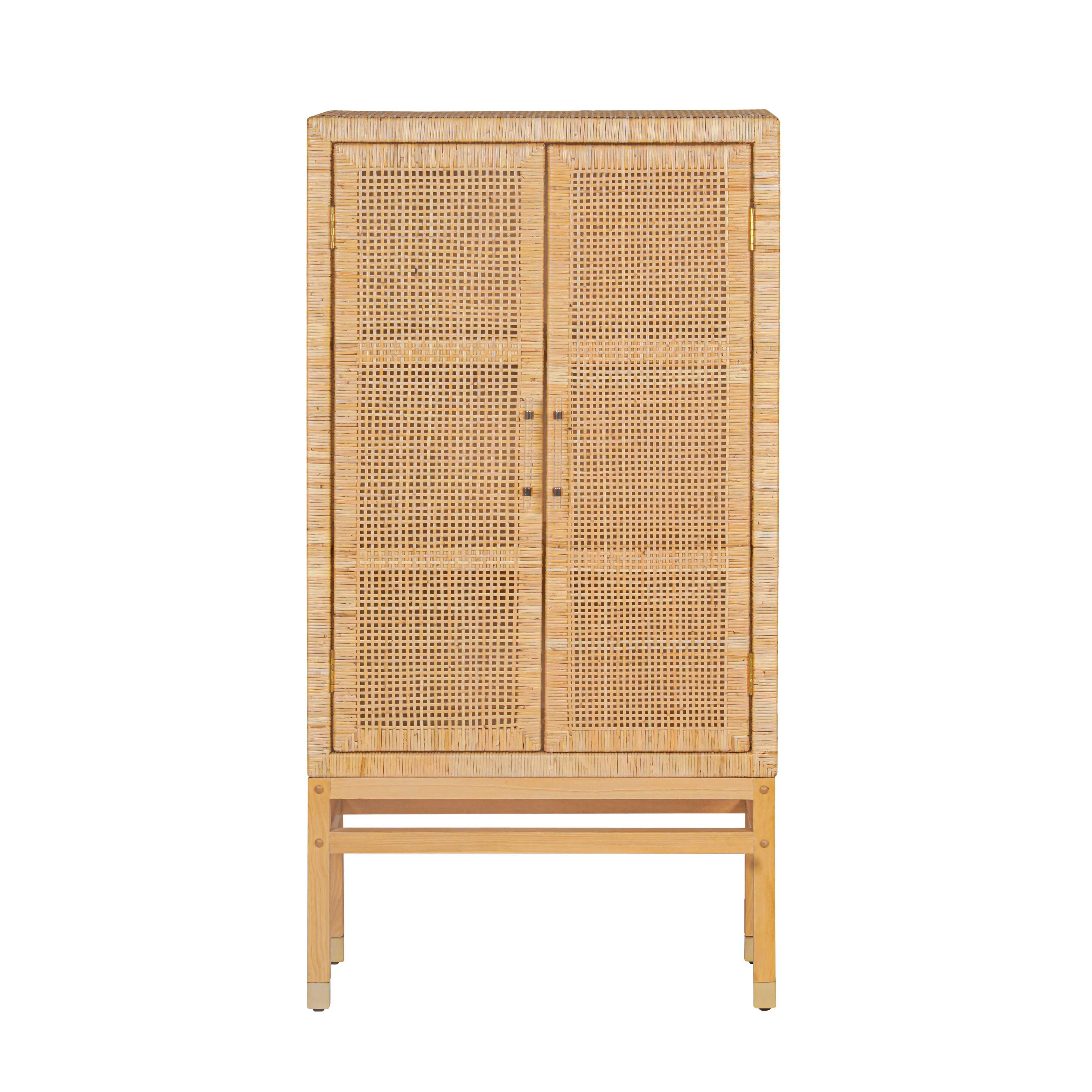 Amara Woven Rattan Cabinet - Image 3