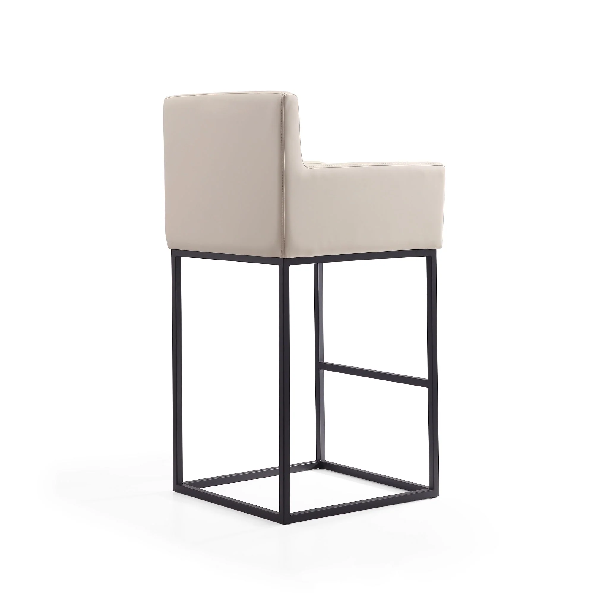Ambassador Barstool in Cream and Black (set of 3) - Image 6
