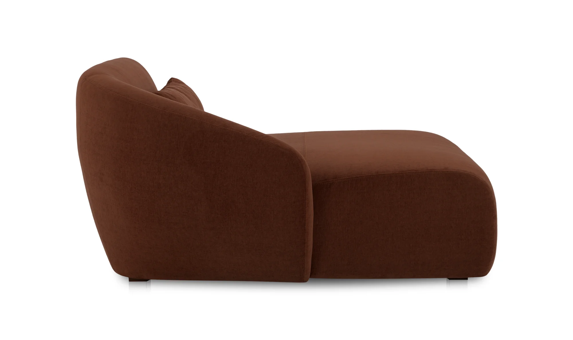 Amelia Left Arm Facing Chaise - Chestnut - Image 3