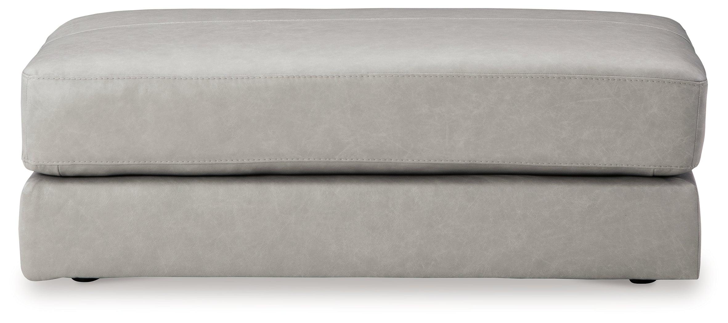 Amiata Glacier Oversized Accent Ottoman - Image 3
