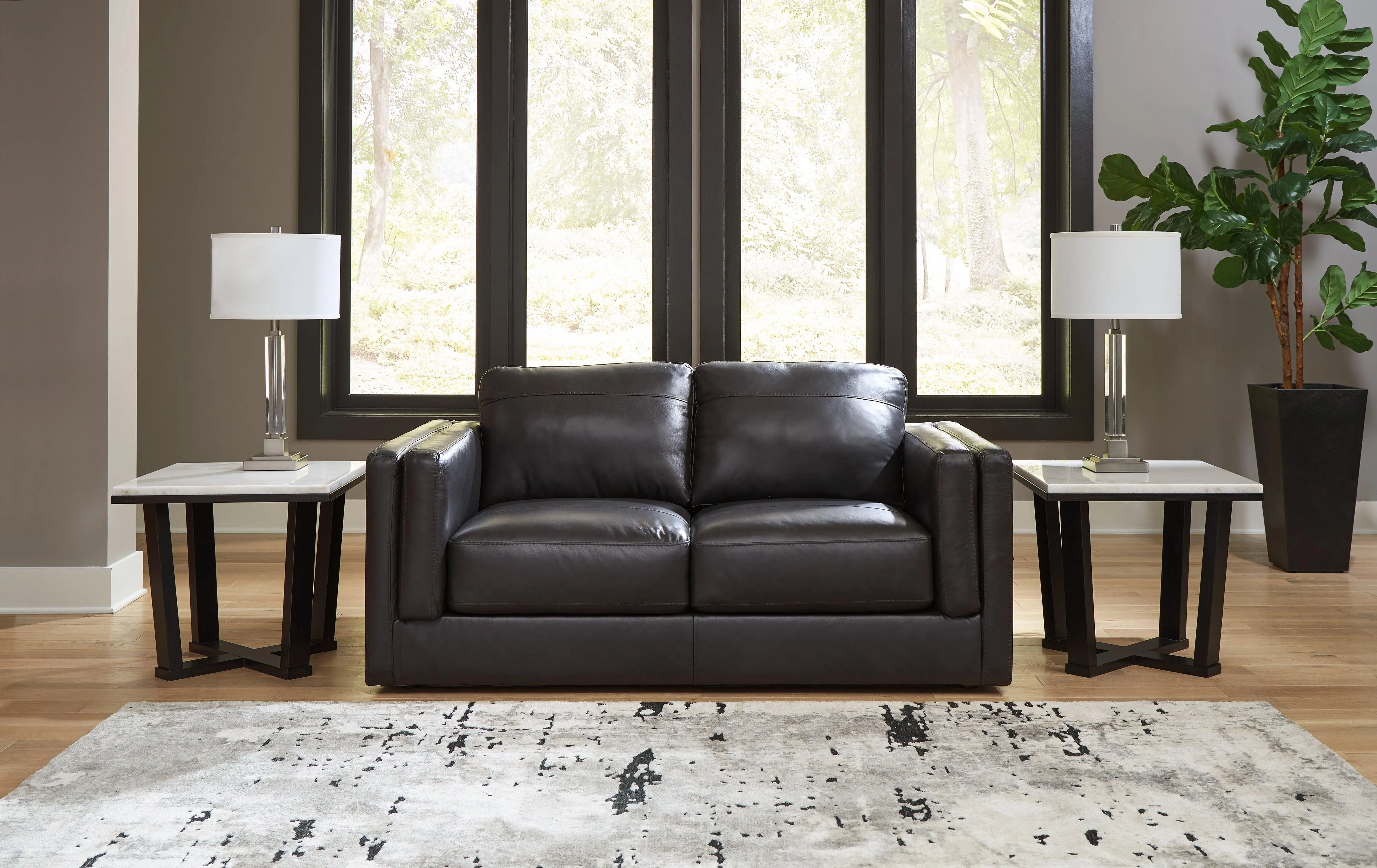 Amiata Onyx Loveseat - Image 6