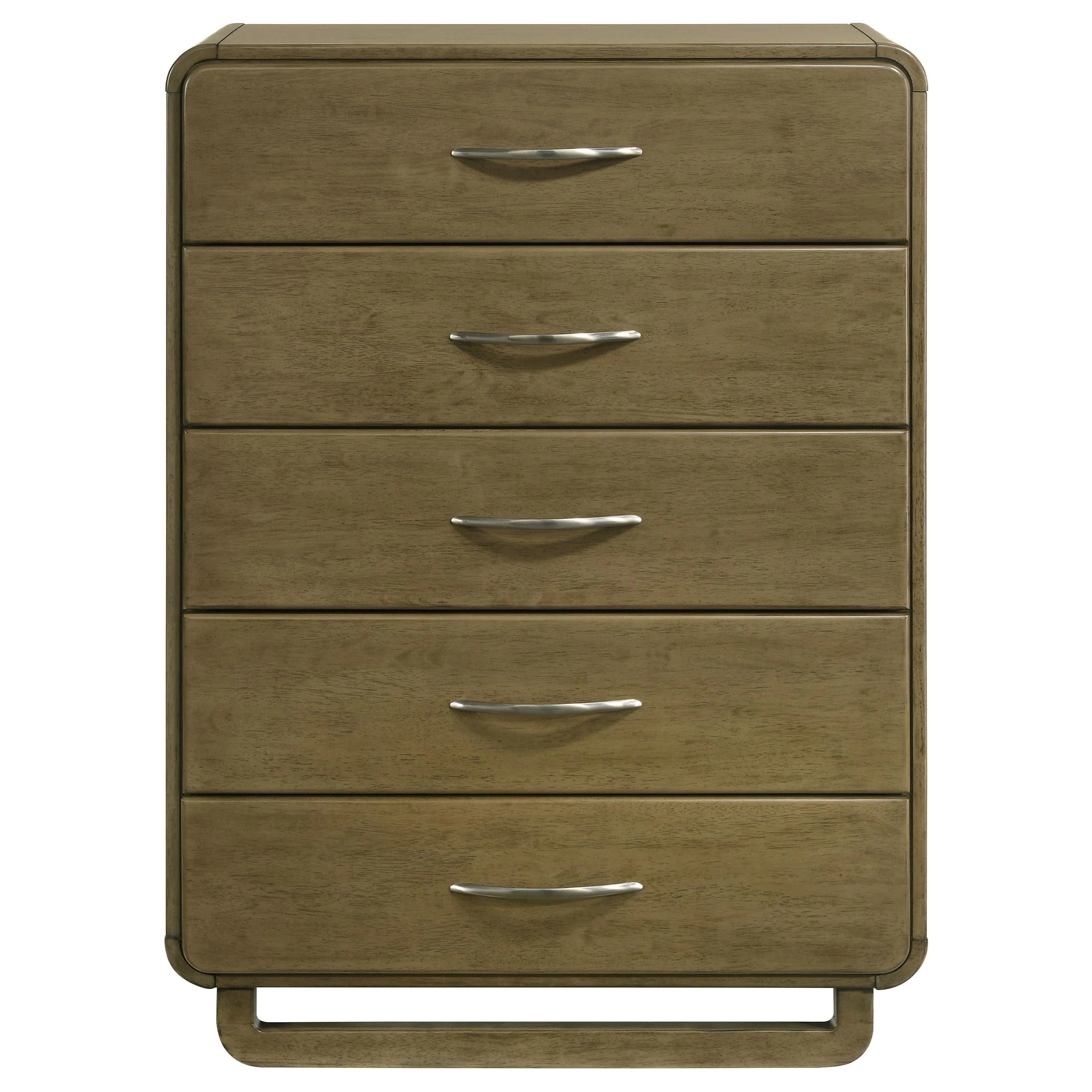 Amsbury Nutmeg 5-Drawer Chest - Image 3