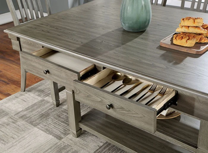 Anaya Gray 7-Piece Counter Height Table Set - Image 2
