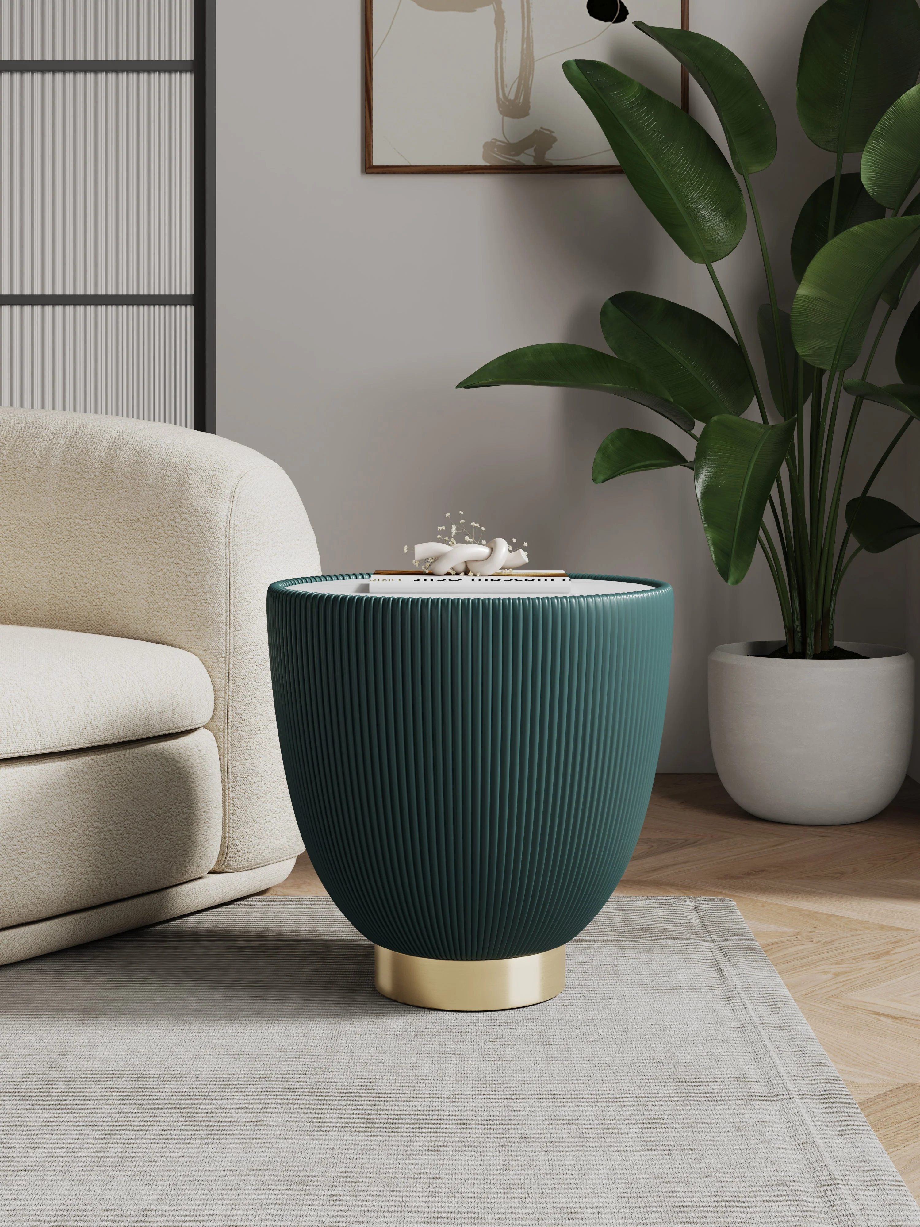 Anderson End Table 2.0 in Green - Image 2