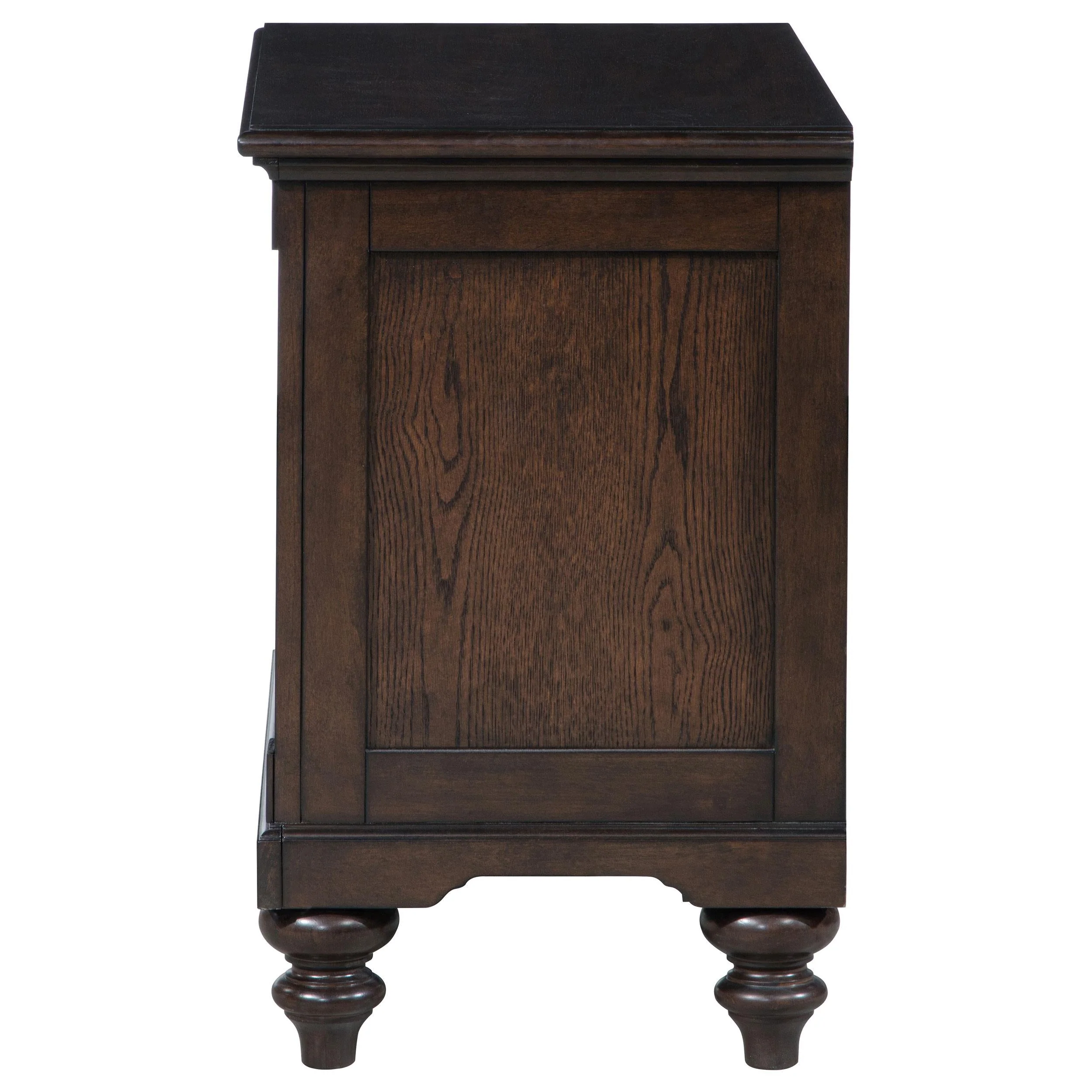 Andover Dark Oak 1-Drawer Nightstand - Image 9