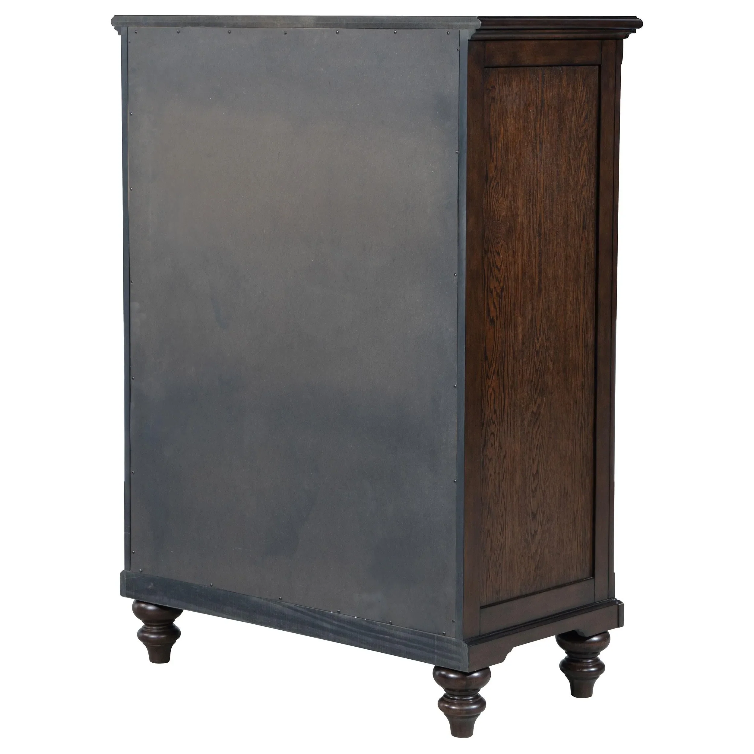 Andover Dark Oak 5-Drawer Chest - Image 8