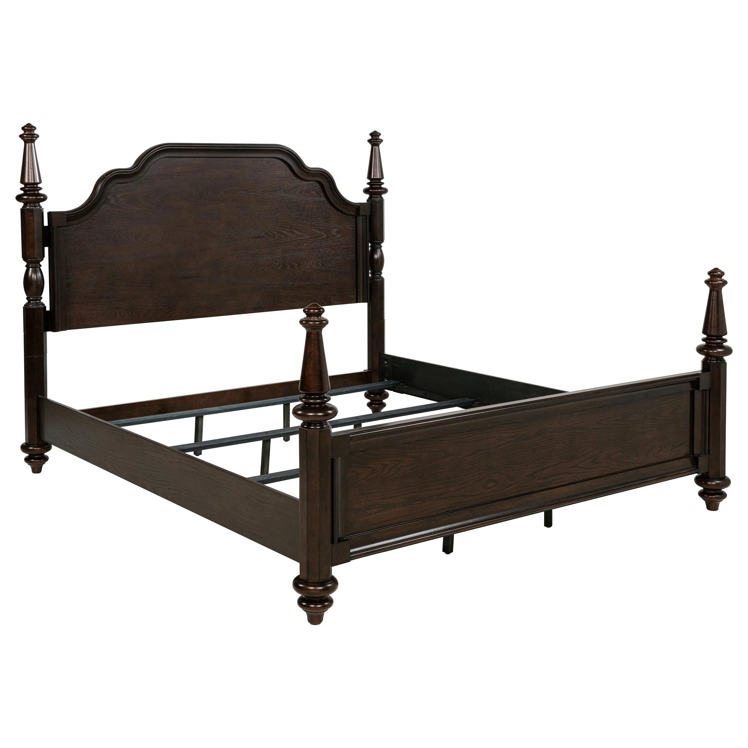 Andover Dark Oak Four Poster Eastern King Bed - Image 3