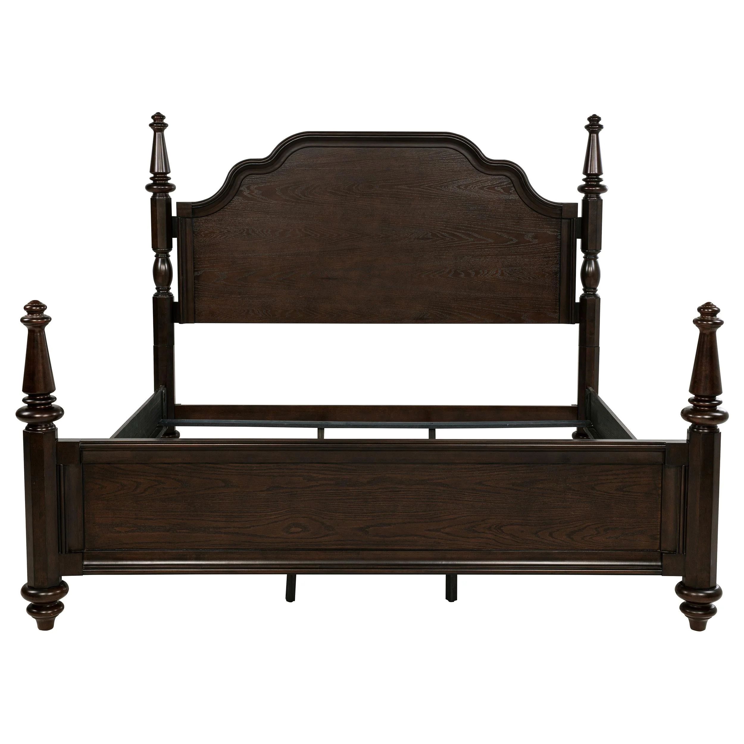 Andover Dark Oak Four Poster Eastern King Bed - Image 4