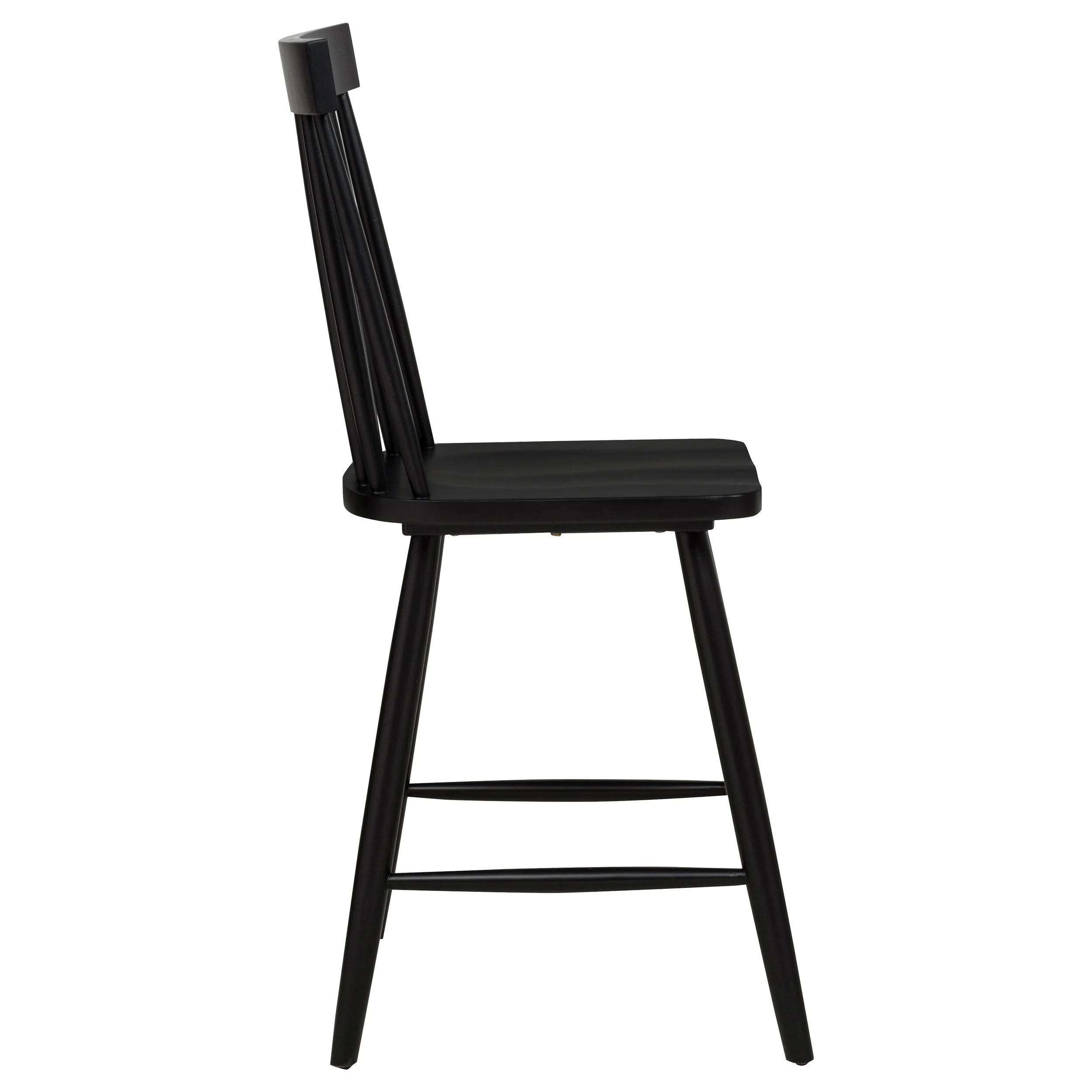 Andrews Black Windsor Counter Height Dining Side Chair (Set of 2) - Image 10