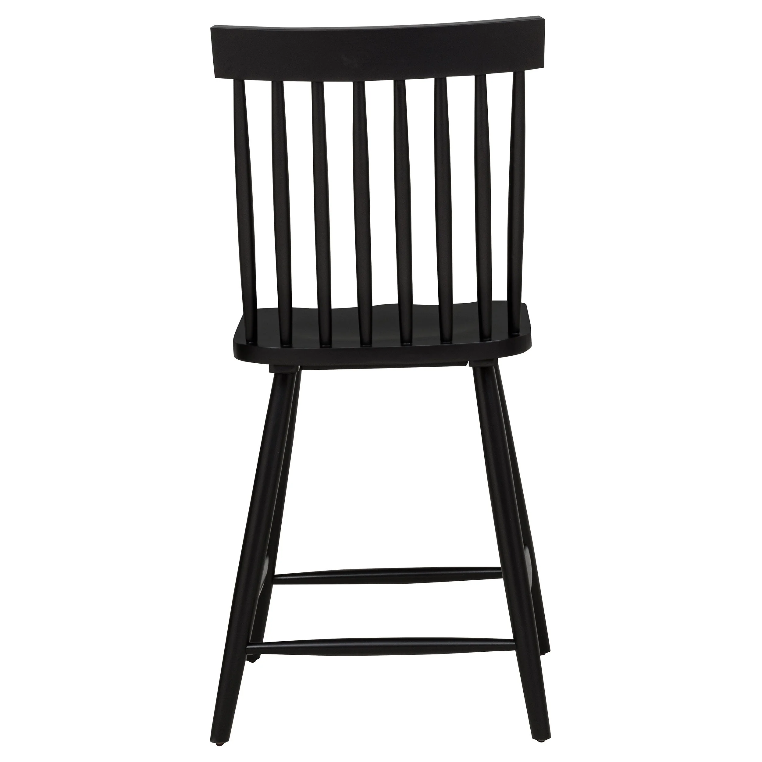 Andrews Black Windsor Counter Height Dining Side Chair (Set of 2) - Image 8