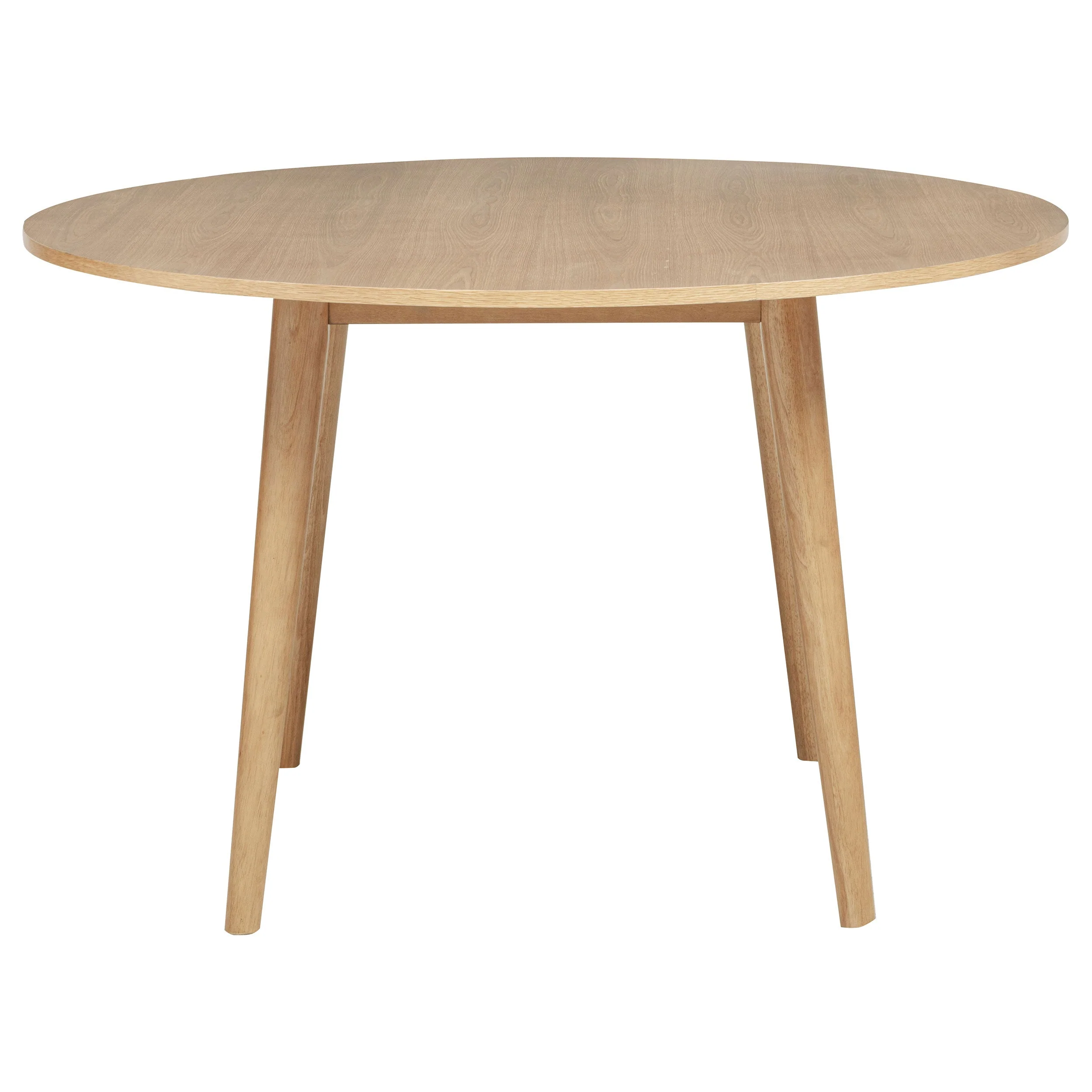 Andrews Light Ash 5-piece Round Wood Dining Room Table Set - Image 4