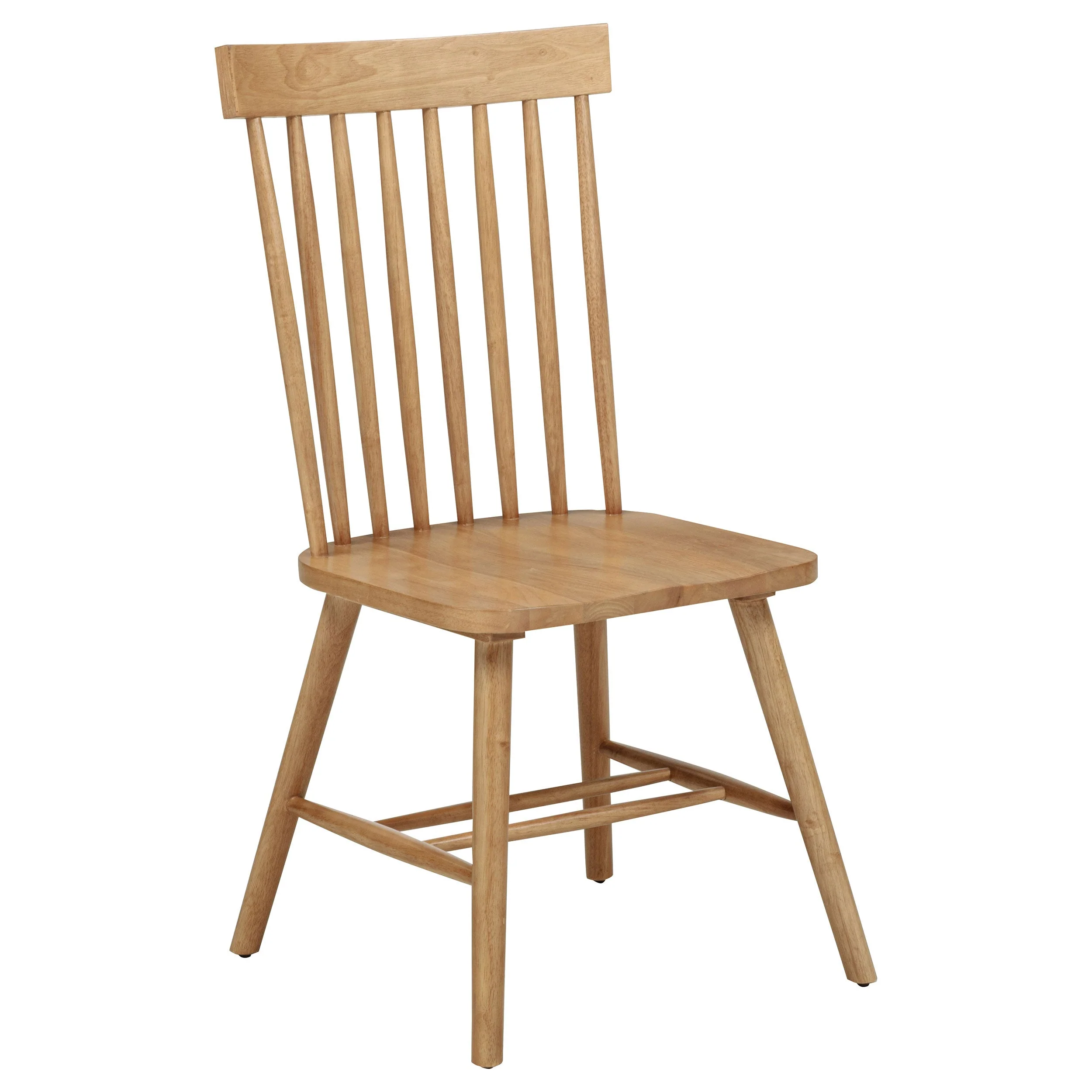 Andrews Light Ash 5-piece Round Wood Dining Room Table Set - Image 6