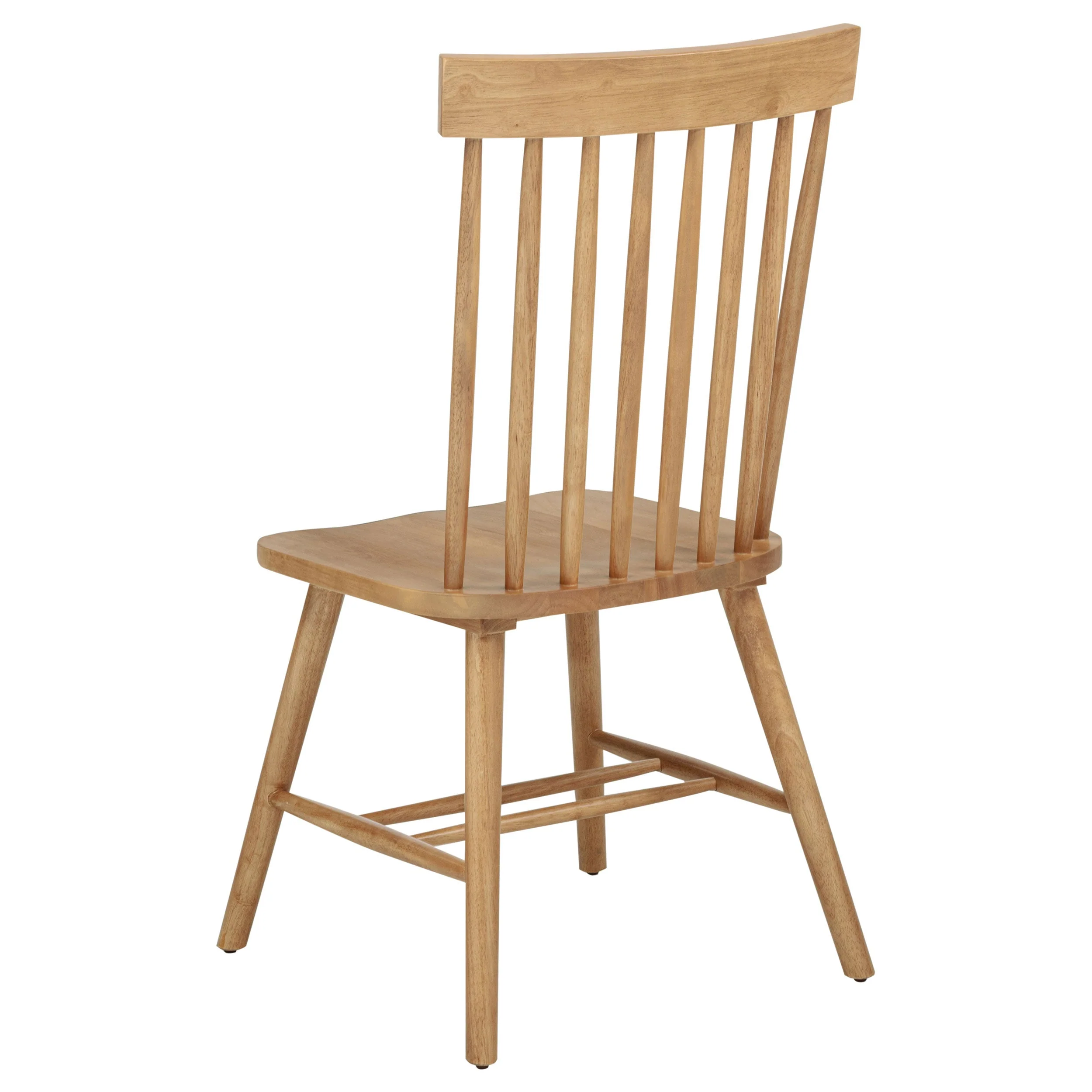 Andrews Light Ash 5-piece Round Wood Dining Room Table Set - Image 8