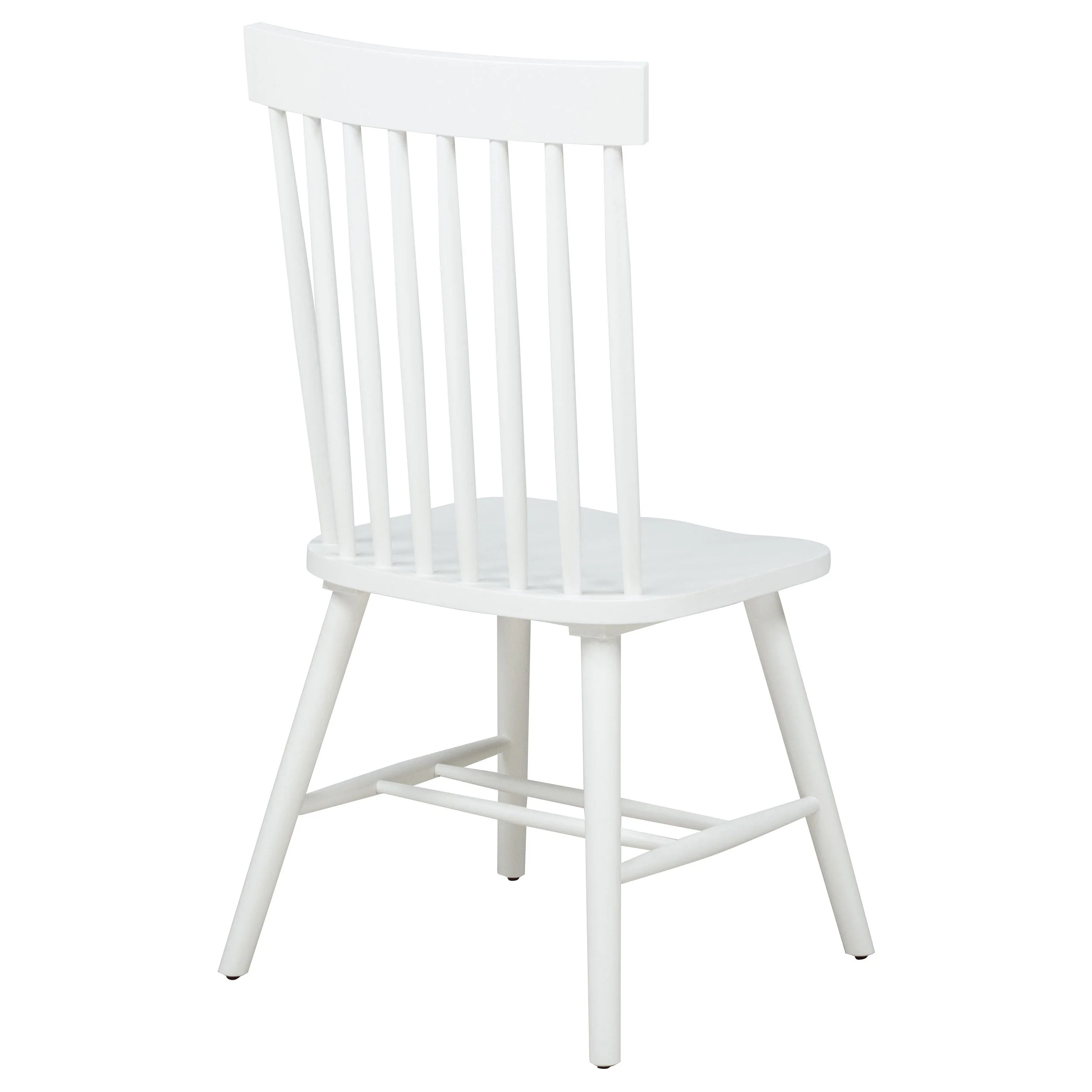 Andrews White Windsor Spindle Back Dining Side Chair (Set of 2) - Image 9