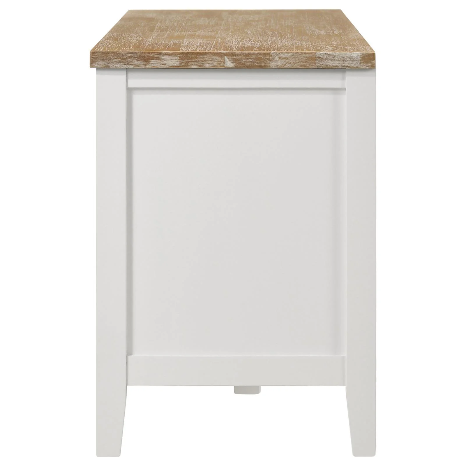 Angela Brown and White 2-door Wooden 67" TV Stand - Image 4