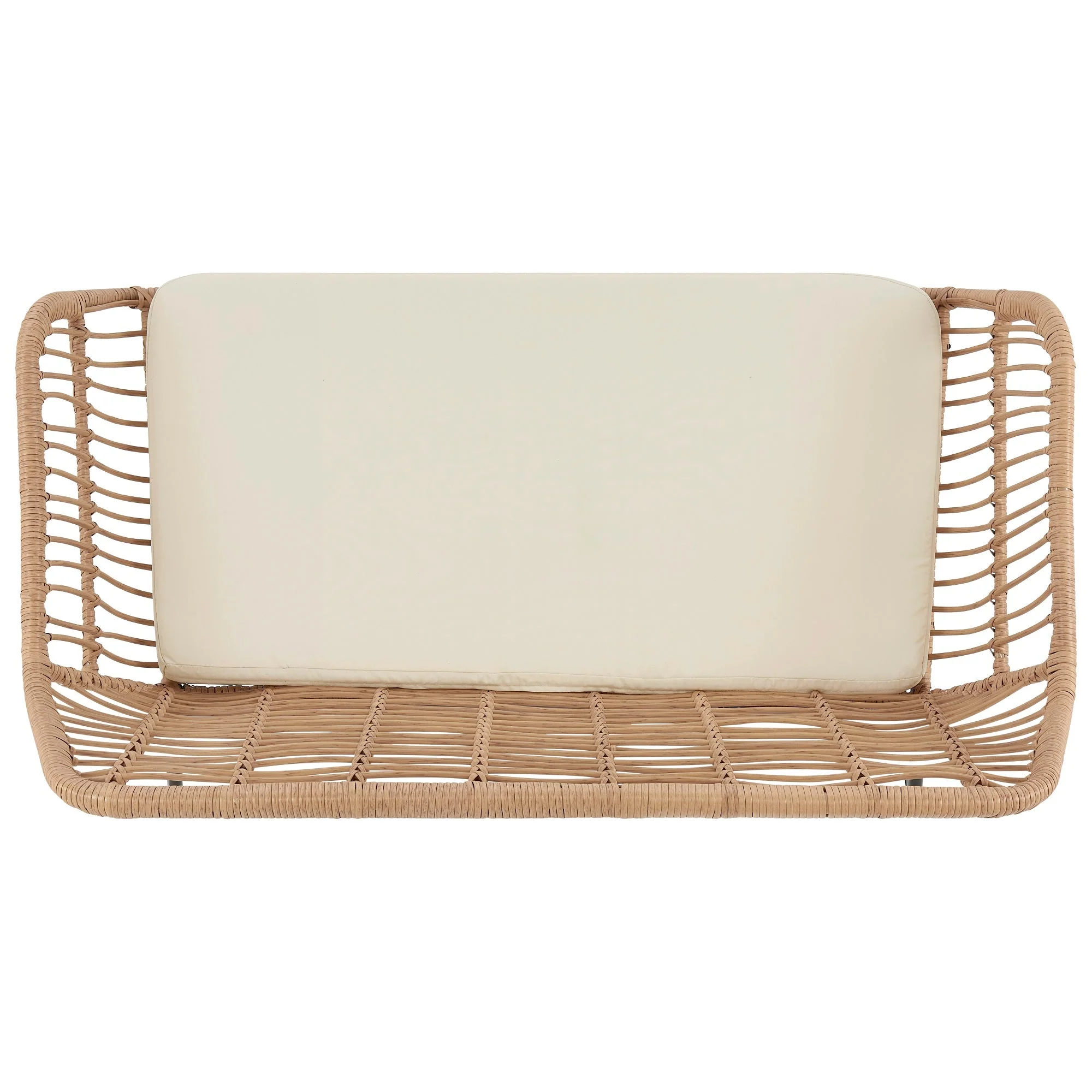Antibes 2.0 Patio 4-Person Conversation Set with Coffee Table with Cream Cushions - Image 9